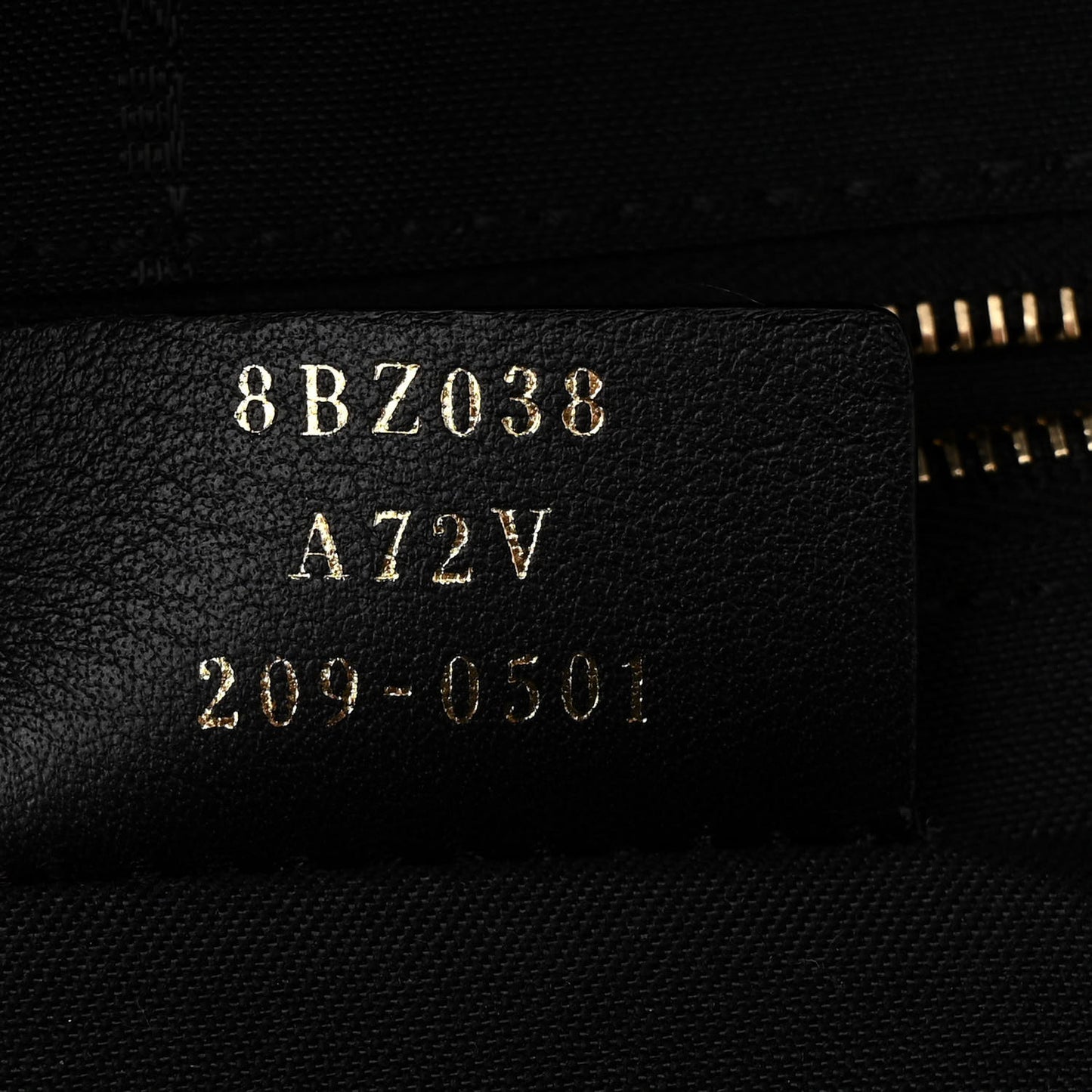 Nappa FF 1974 Embossed Mini Backpack Black
