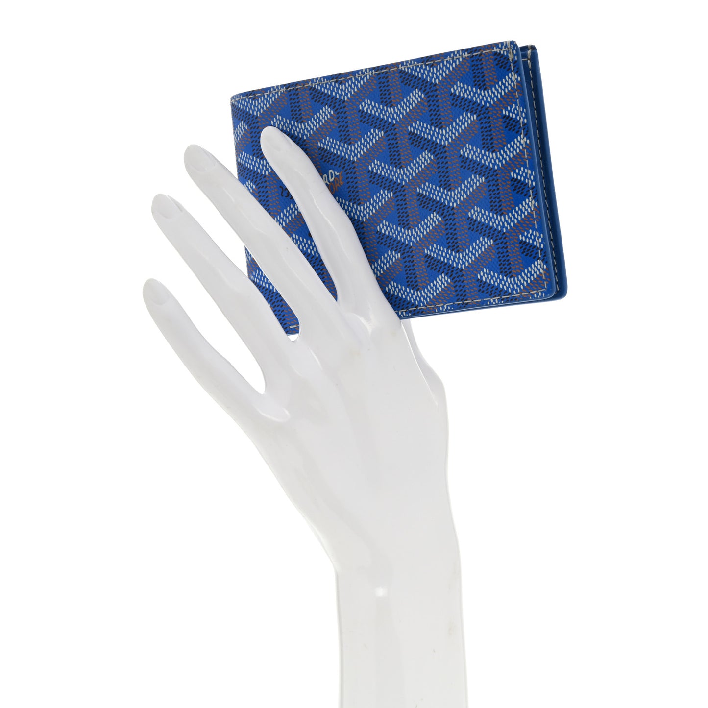 Goyardine Bi-Fold Victoire PM Wallet Sky Blue