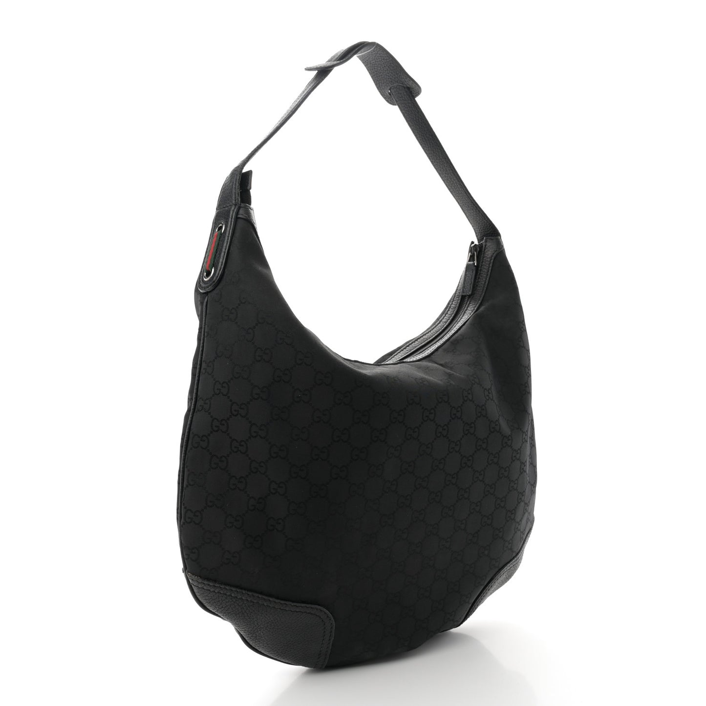Nylon Monogram Large Princy Hobo Black