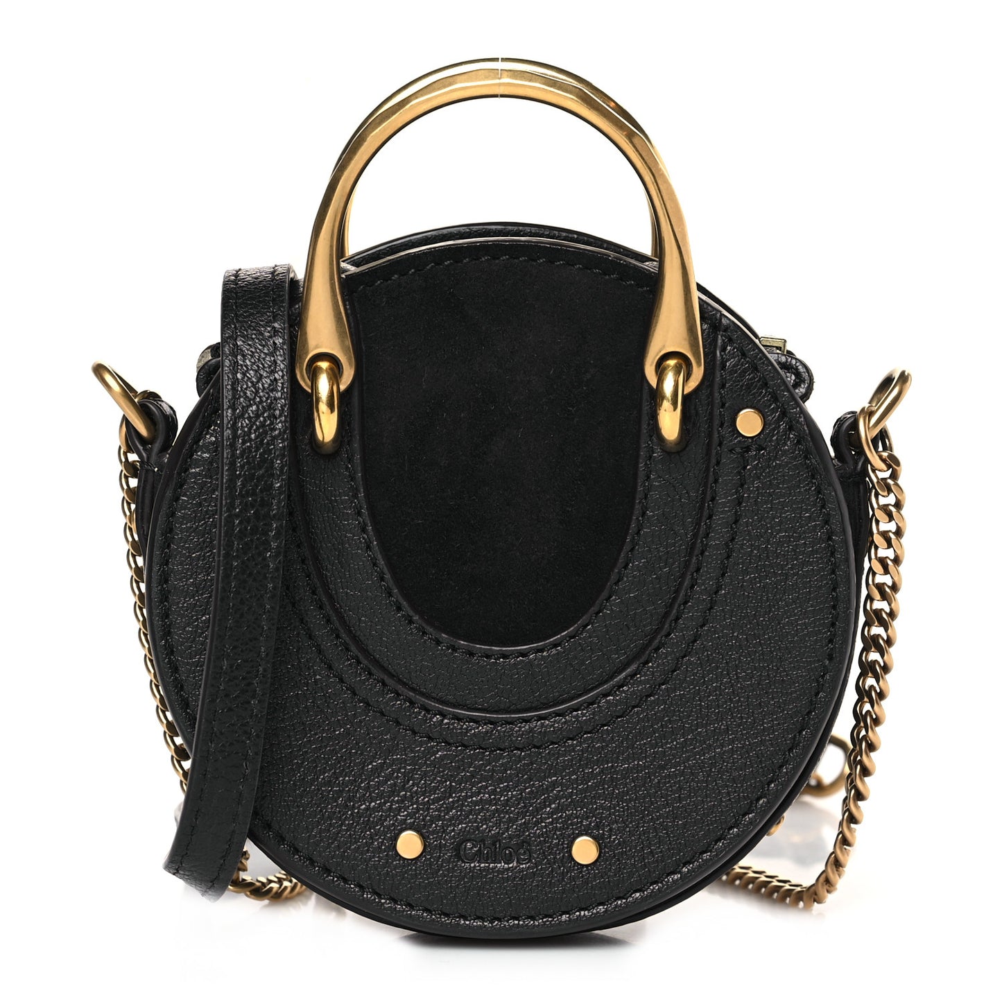Calfskin Small Pixie Bag Black