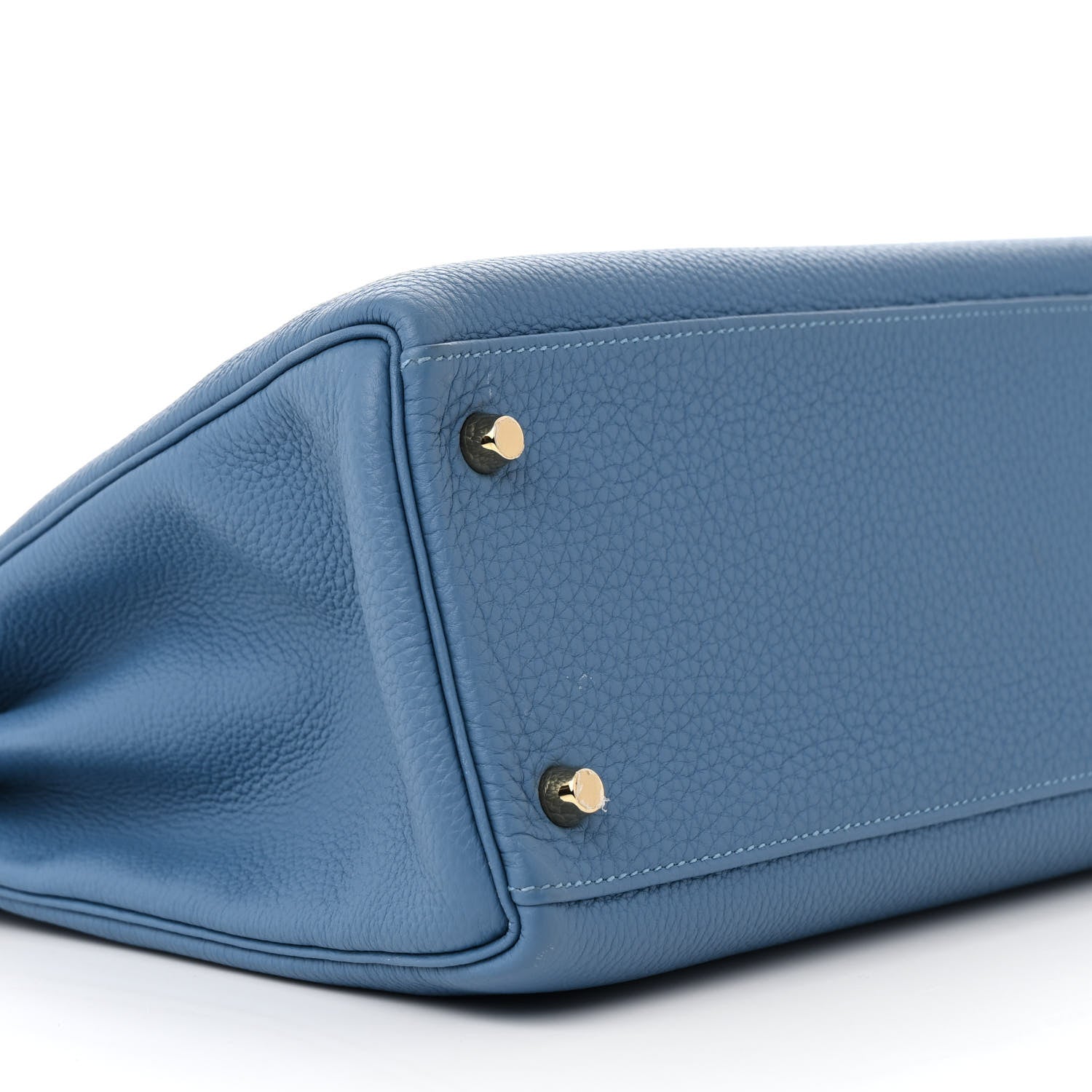 Hermes Togo Kelly Retourne 32 Azur 9 of 15