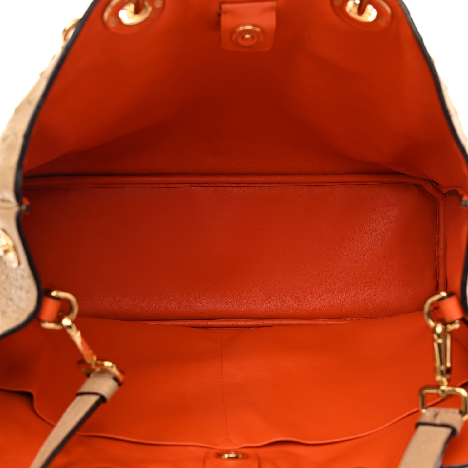 Christian Dior Ostrich Large Diorissimo Tote Beige 6 of 15
