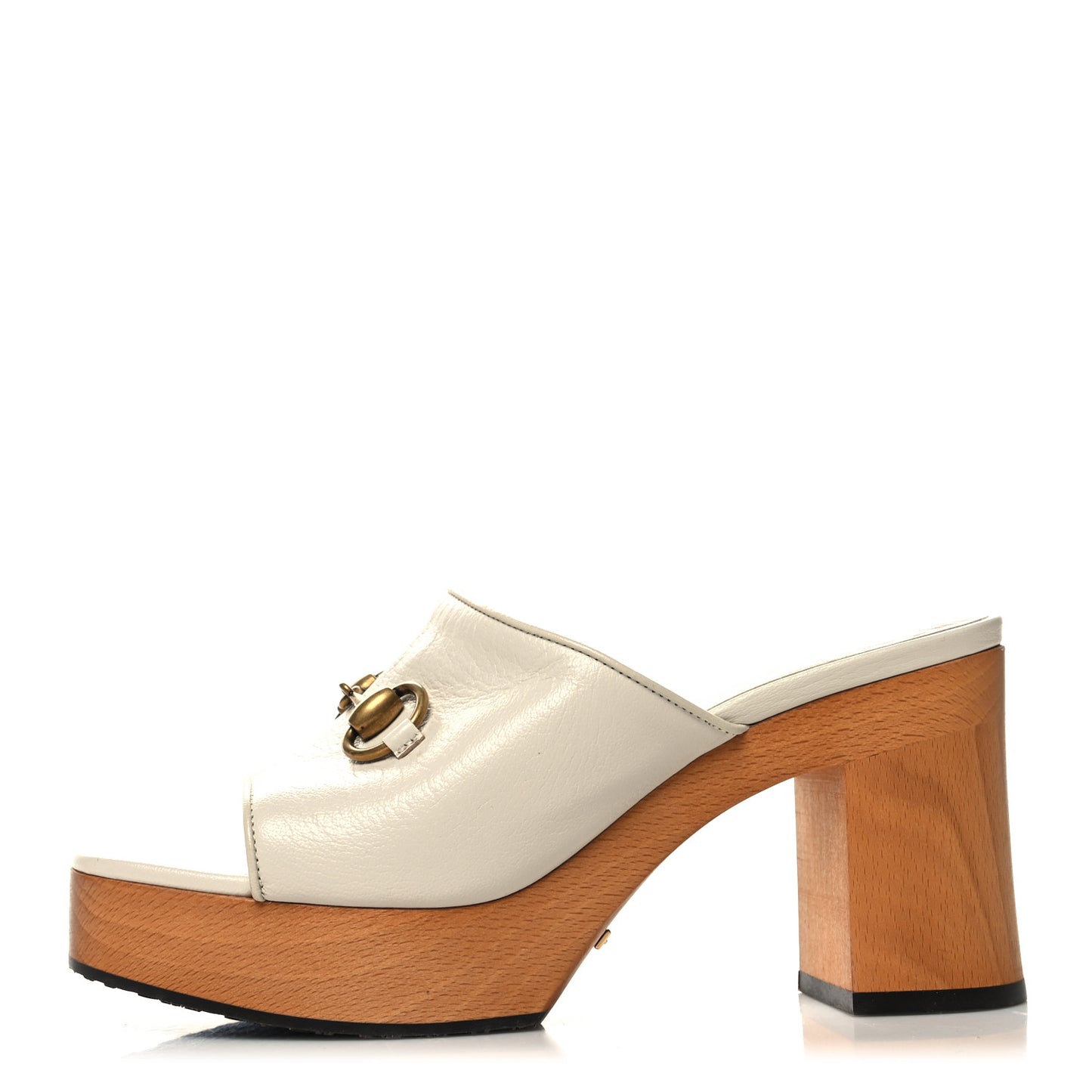 Granada Kid Houdan Platform Slide Sandals 36.5 Mystic White