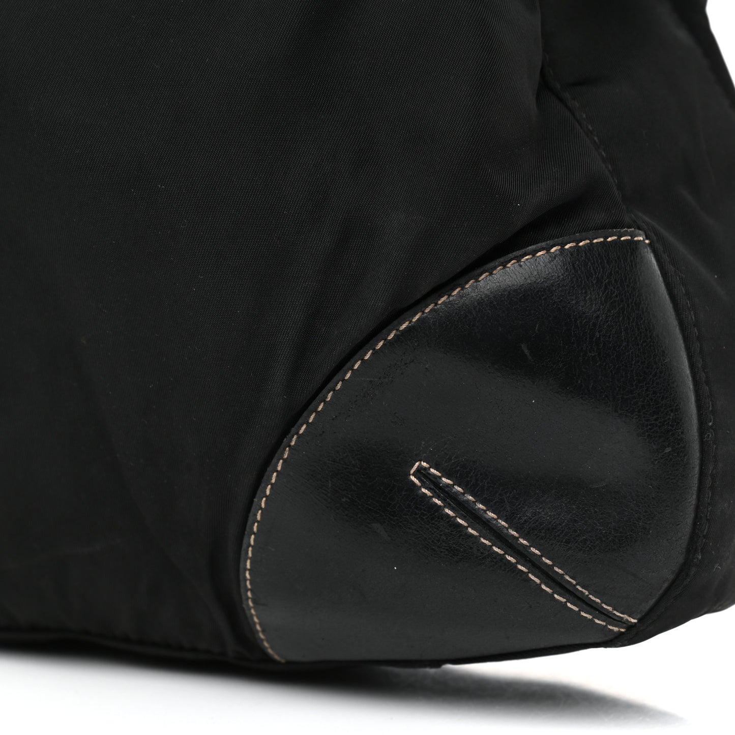 Tessuto Nylon Soft Calf Tote Black