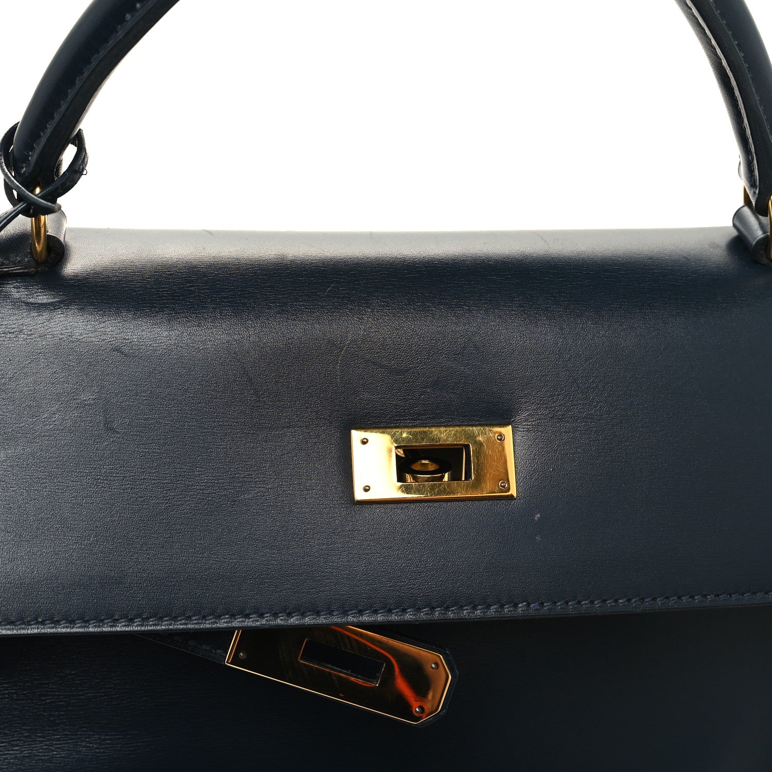 Hermes Box Kelly Retourne 32 Indigo 15 of 15