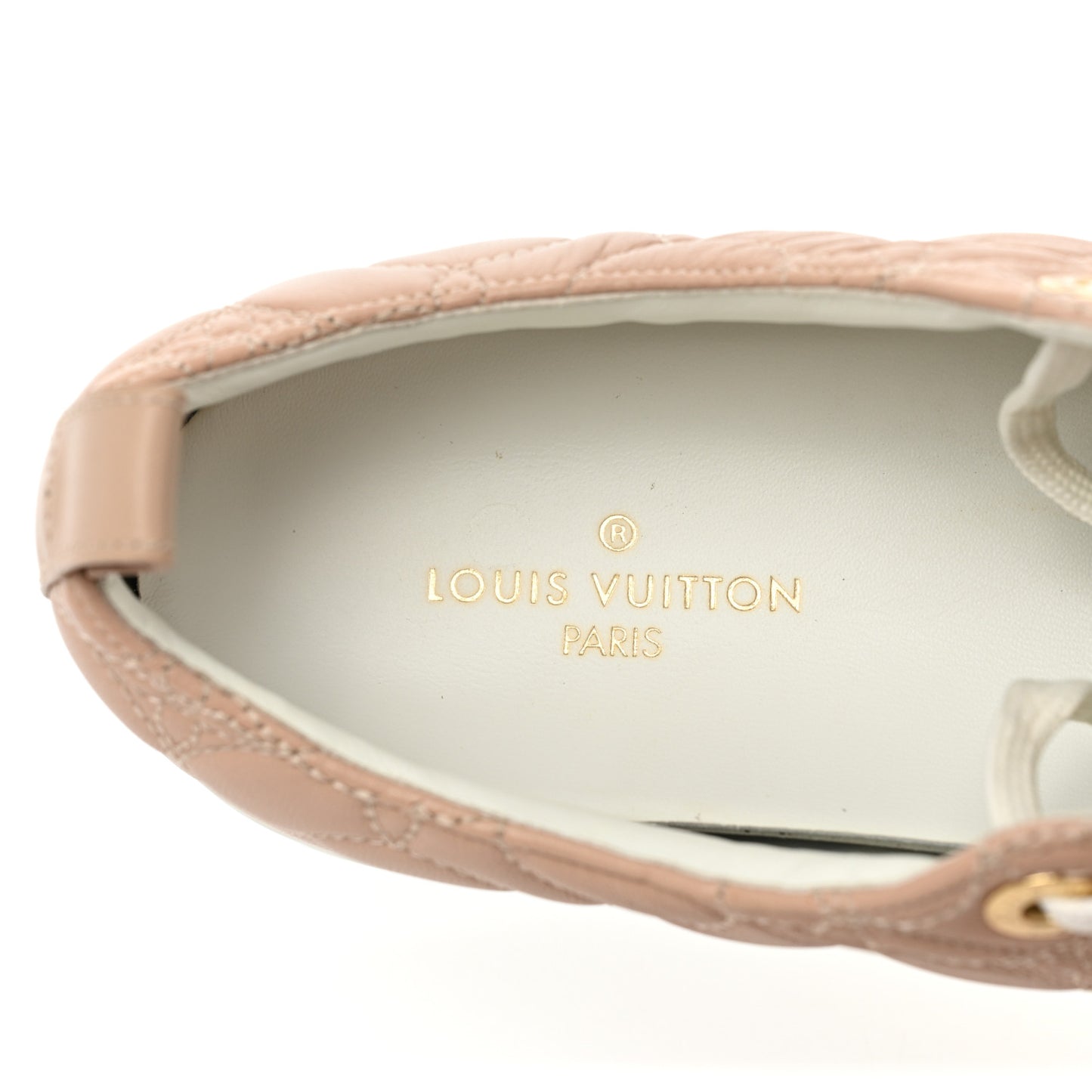 Calfskin Monogram Stellar Sneakers 37.5 Blush