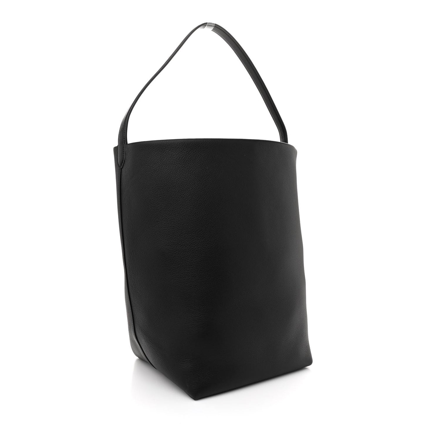 Grained Calfskin Large N/S Park Tote Black