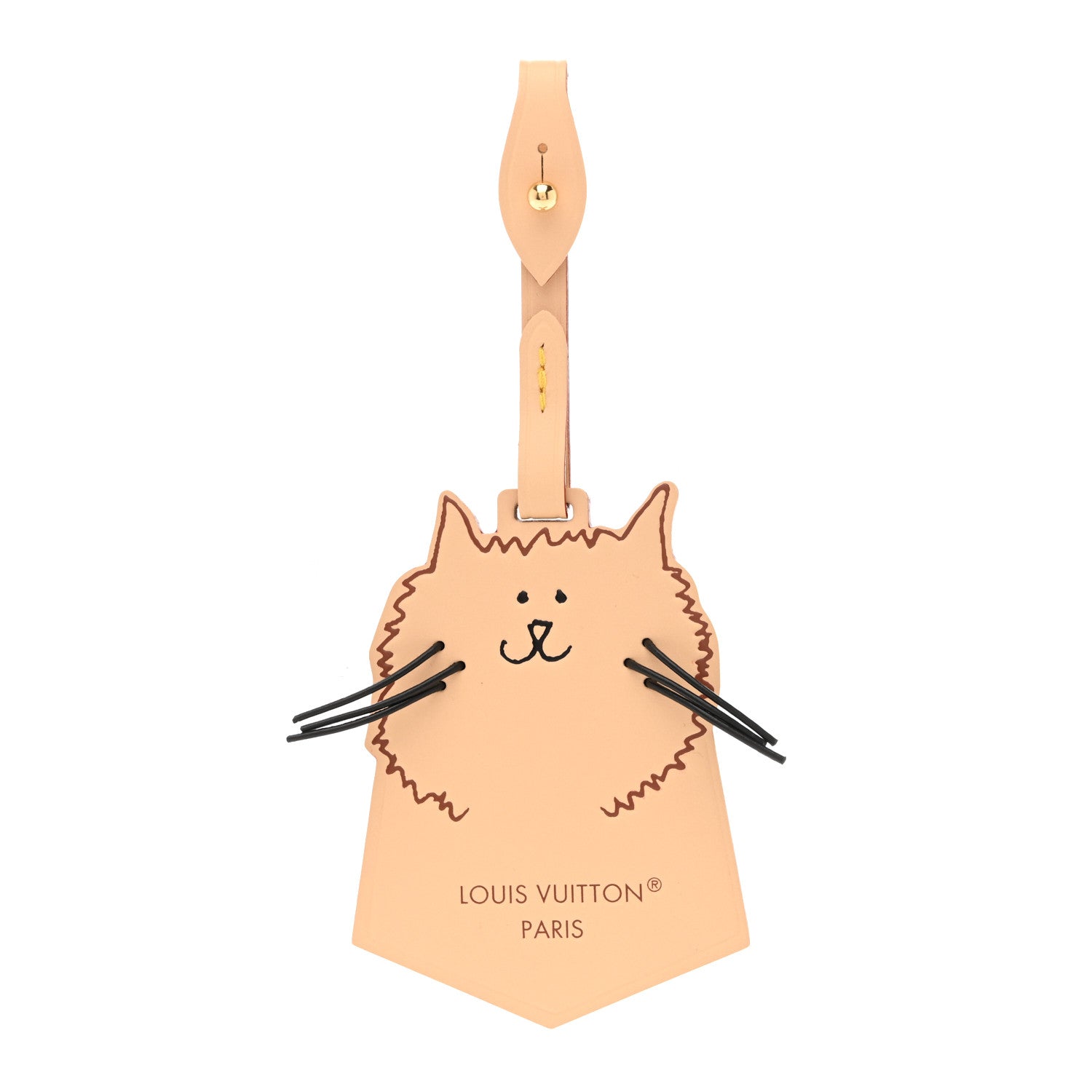 LOUIS VUITTON キャット キーホルダー キャットグラム チャーム Louis Vuitton Catogram Cat Bag Charm 1853323 – FASHIONPHILE