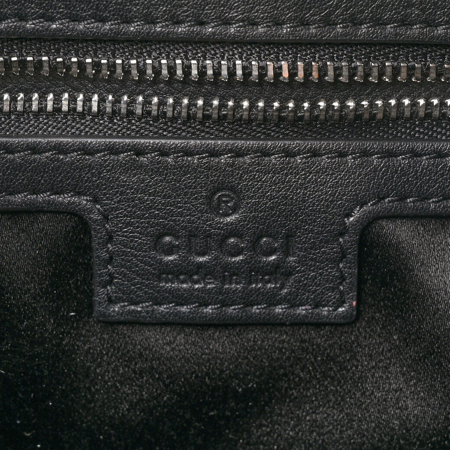 Velvet GG Monogram Small Jackie 1961 Hobo Black