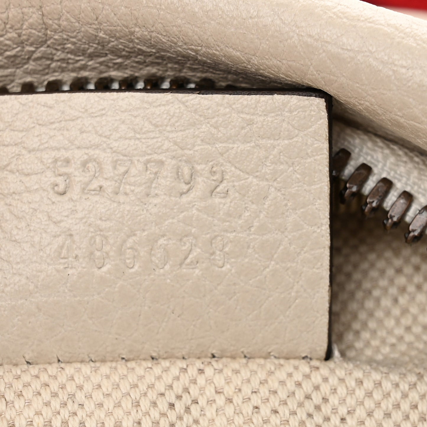 Grained Calfskin Small Logo Belt Bag White