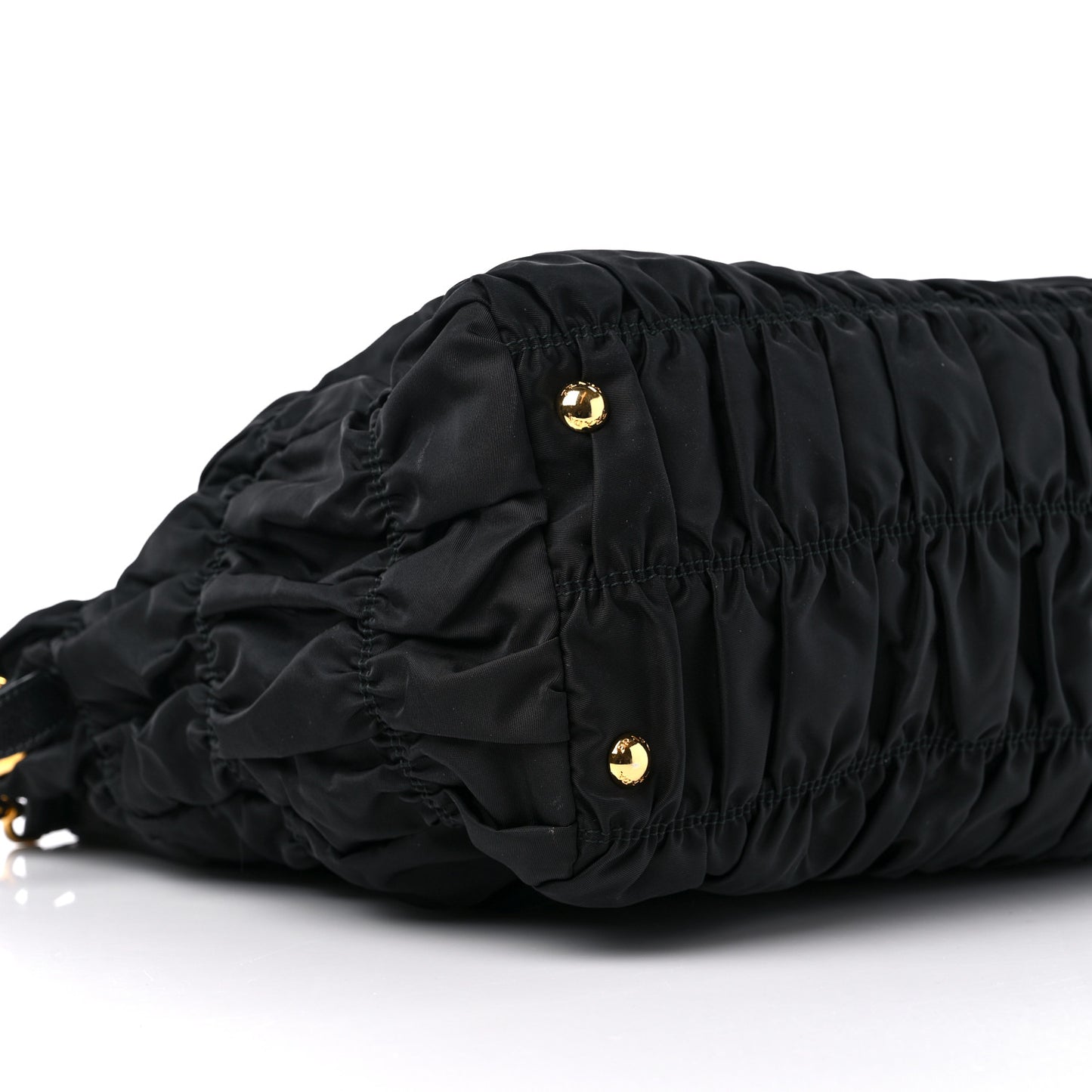 Tessuto Nylon Gaufre Tote Black