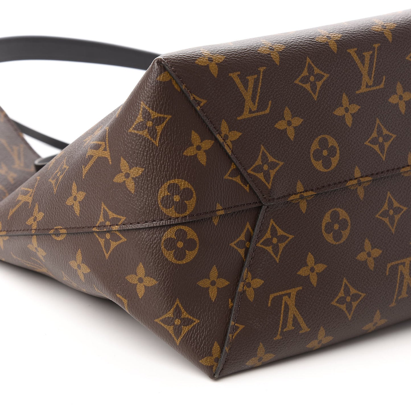 Monogram Flower Hobo Black