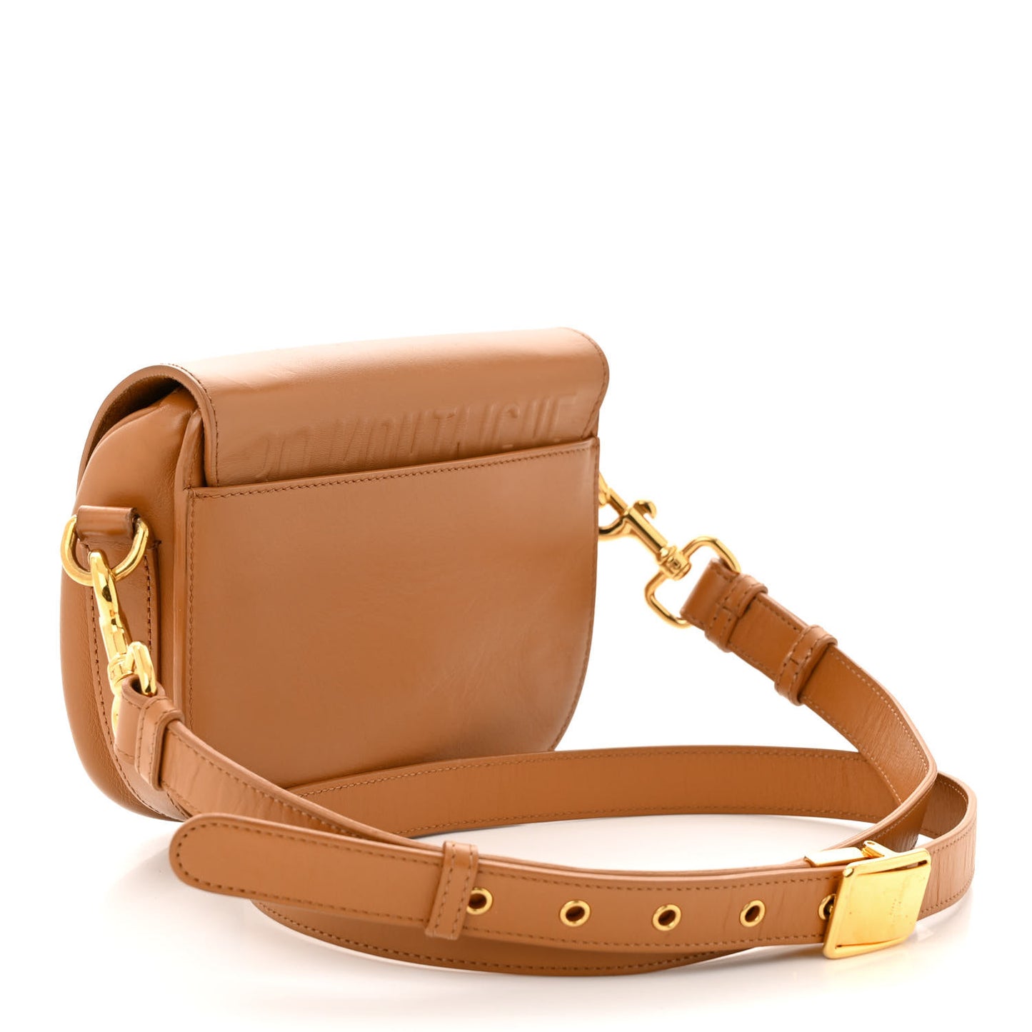Box Calfskin Small Bobby Flap Camel