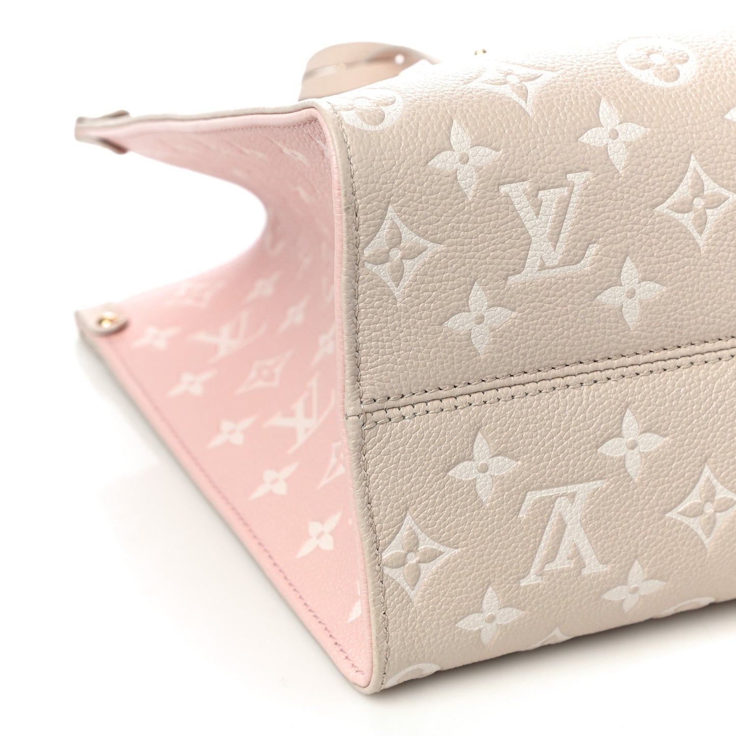 Empreinte Monogram Spring In The City Onthego MM Beige Pink Yellow