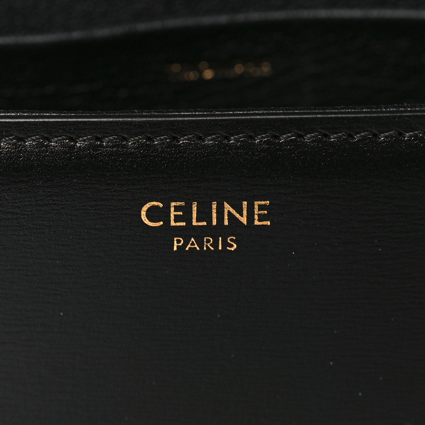 Shiny Calfskin Nano Triomphe Black
