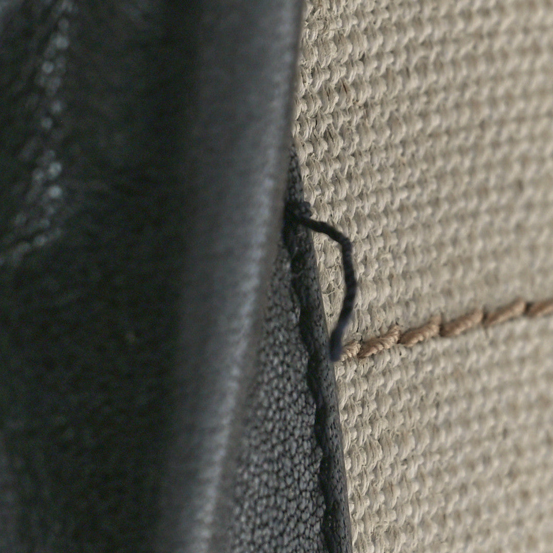 Saint Laurent Linen Calfskin Rive Gauche Tote Optic White 11 of 13