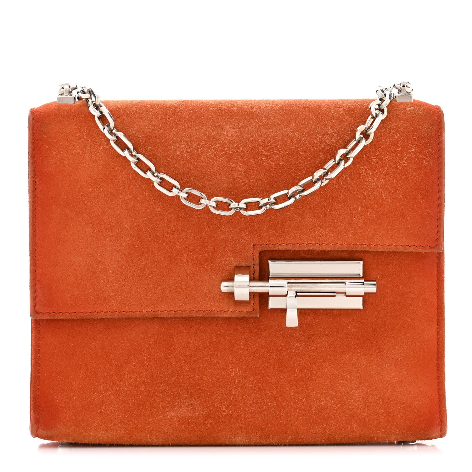 Hermes Veau Doblis Mini Verrou Chaine Bag 1498480 – FASHIONPHILE