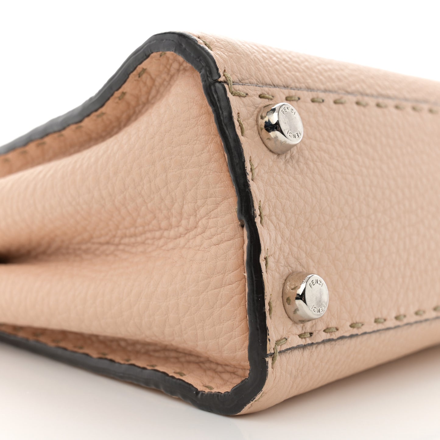 Cuoio Romano Snakeskin Selleria Mini Peekaboo Iconic Satchel Plaster