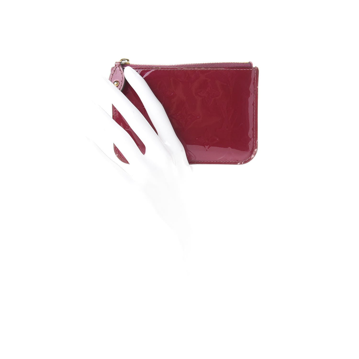 Louis Vuitton Vernis Key Pouch Magenta 3 of 8