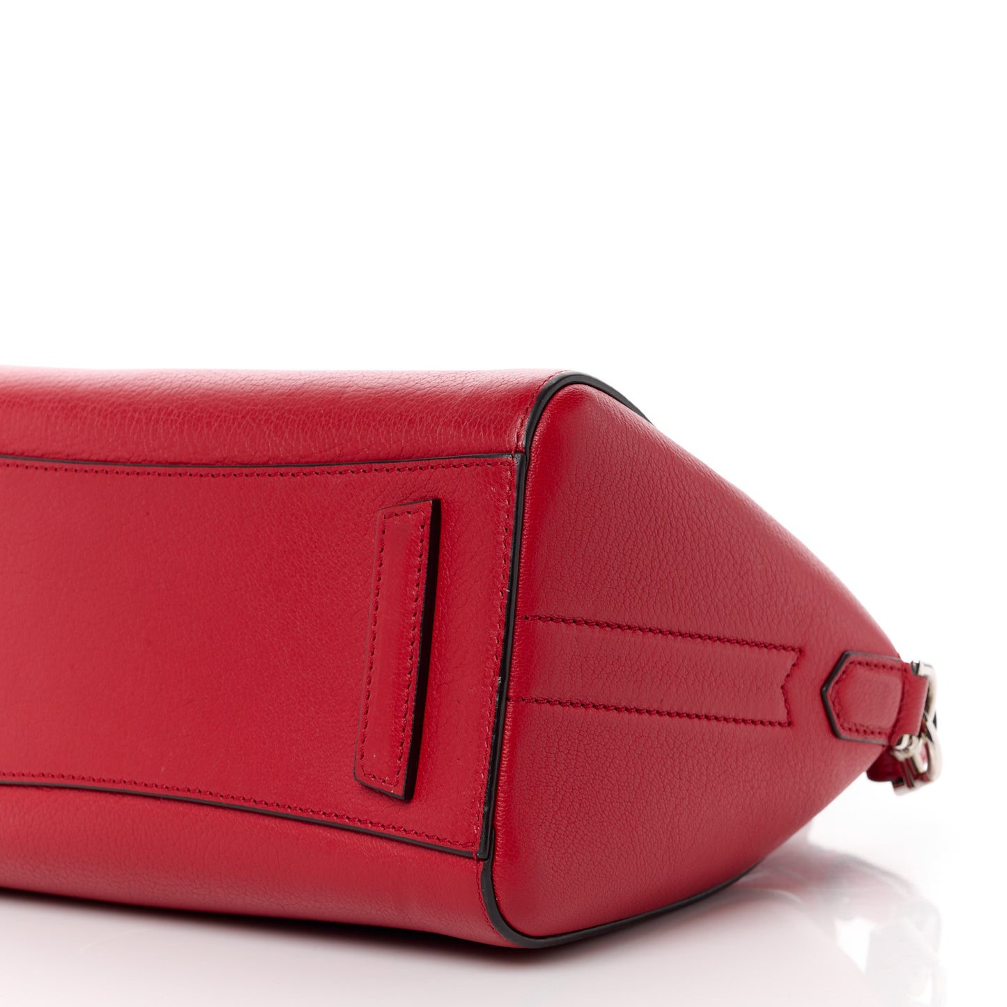 Sugar Goatskin Mini Antigona Bright Red