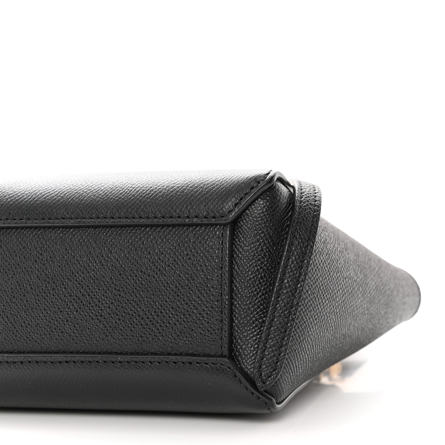 Grained Calfskin Pico Belt Bag Black
