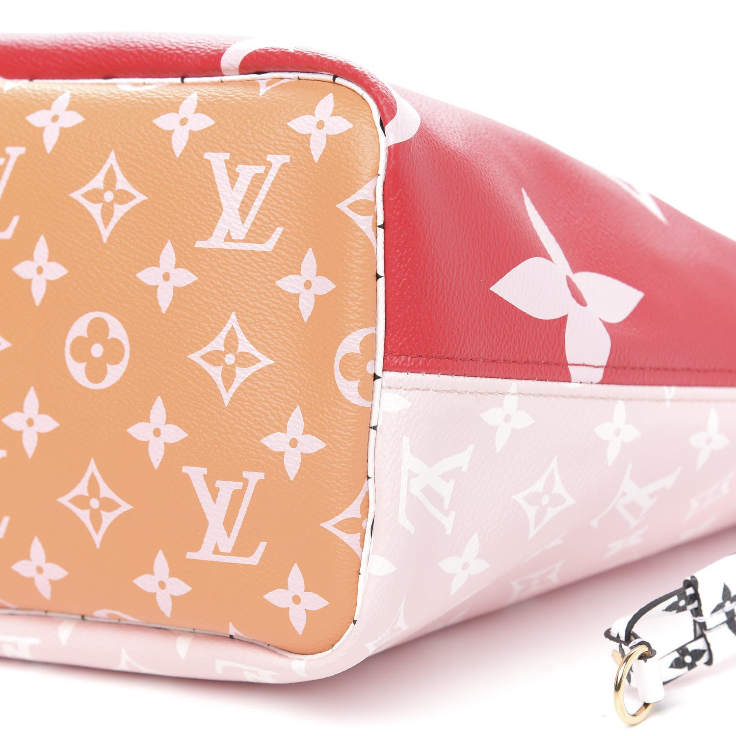 Louis Vuitton Monogram Giant Neverfull MM Rouge 13 of 13