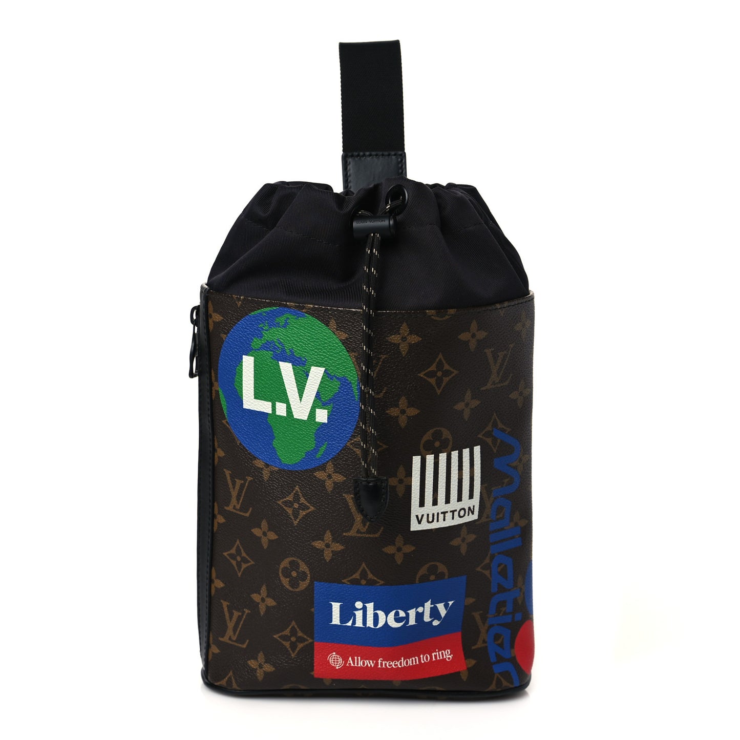 Monogram Chalk Sling Bag Marron