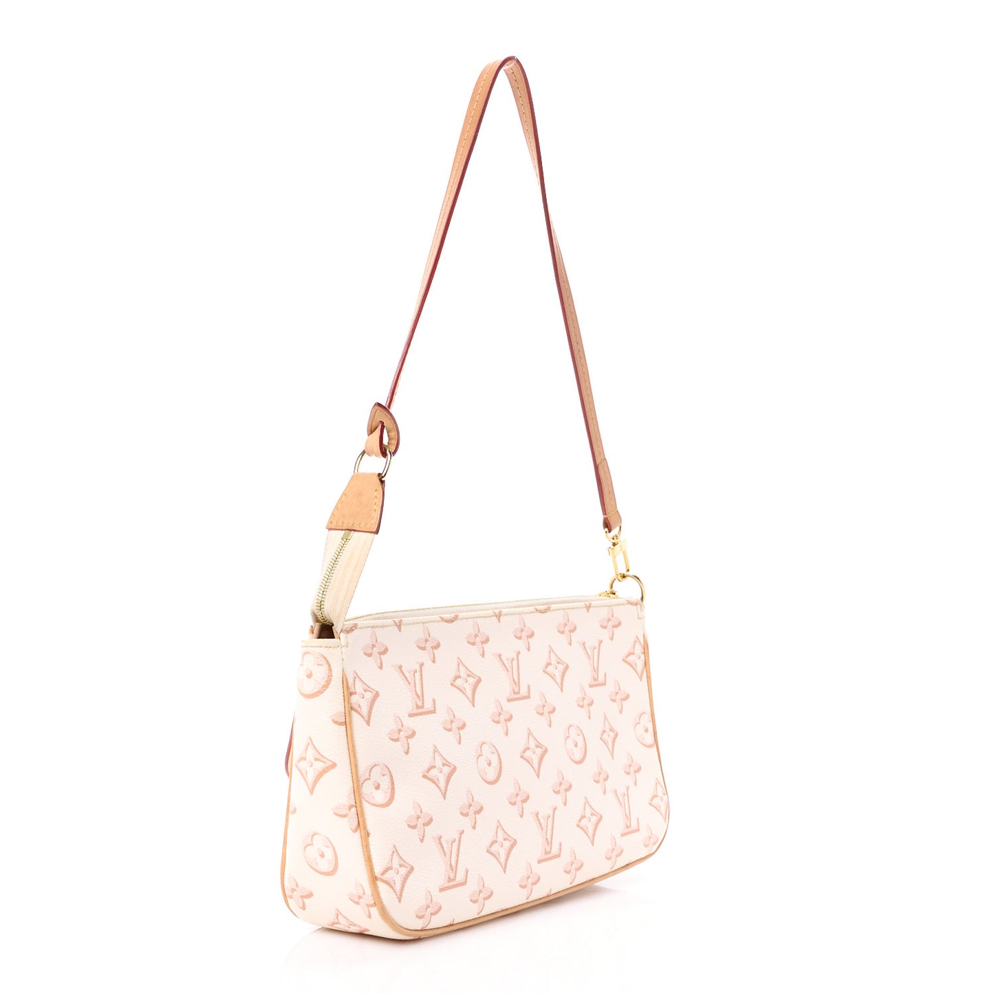 Monogram Fall For You Maxi Multi Pochette Accessories Beige Clair