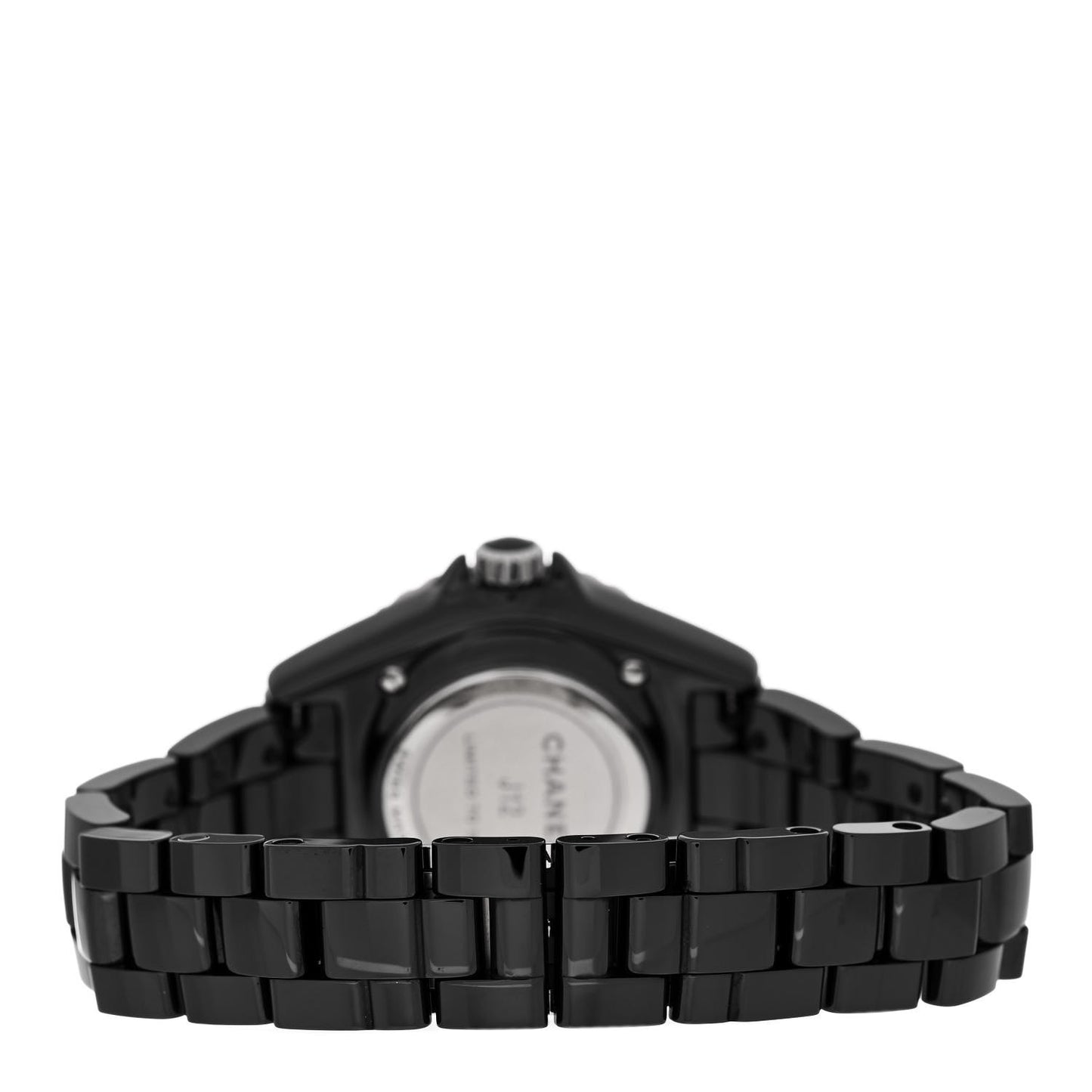 Stainless Steel Ceramic 33mm J12 Electro Quartz Watch Black