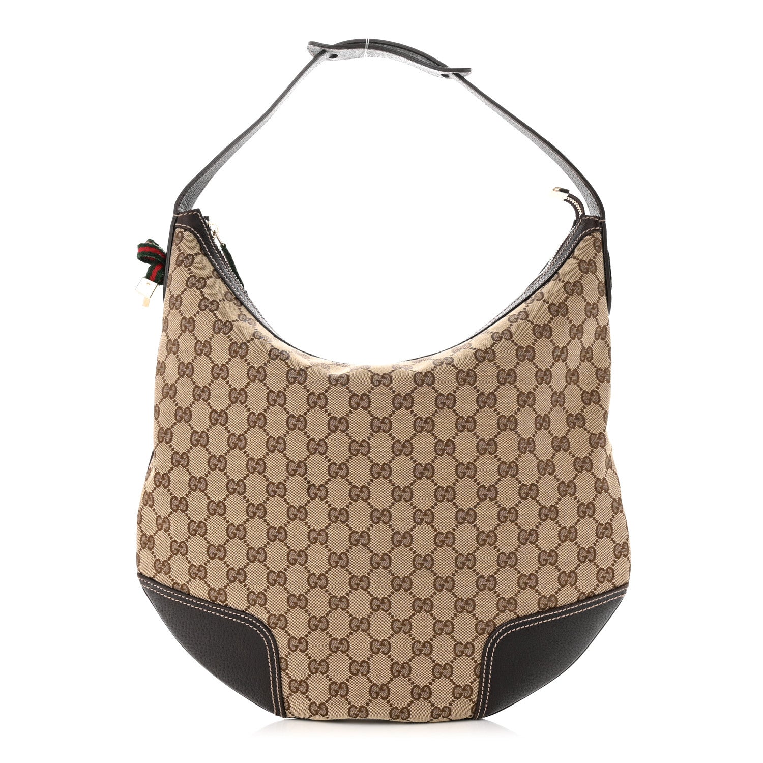 Gucci Monogram Large Princy Hobo Dark Brown 1 of 10