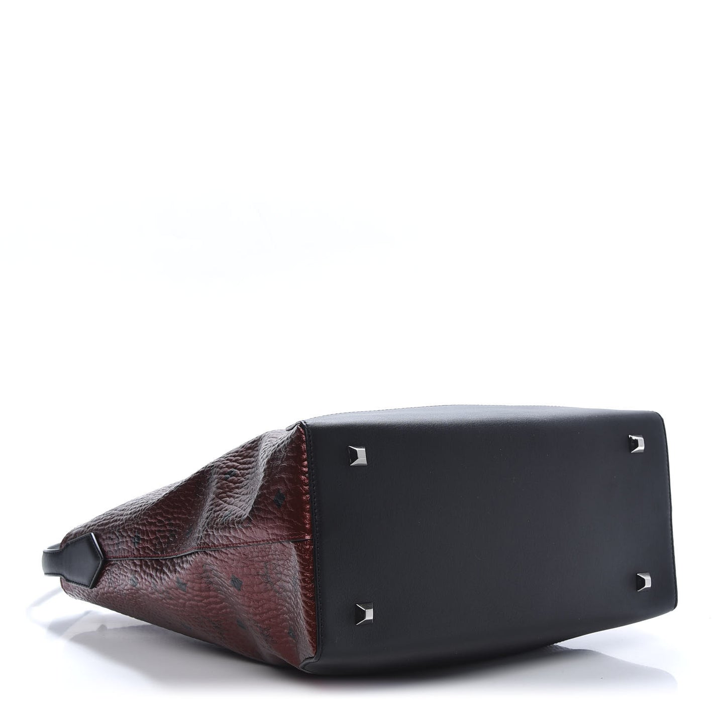 Metallic Visetos Medium Hobo Bag Scooter Red