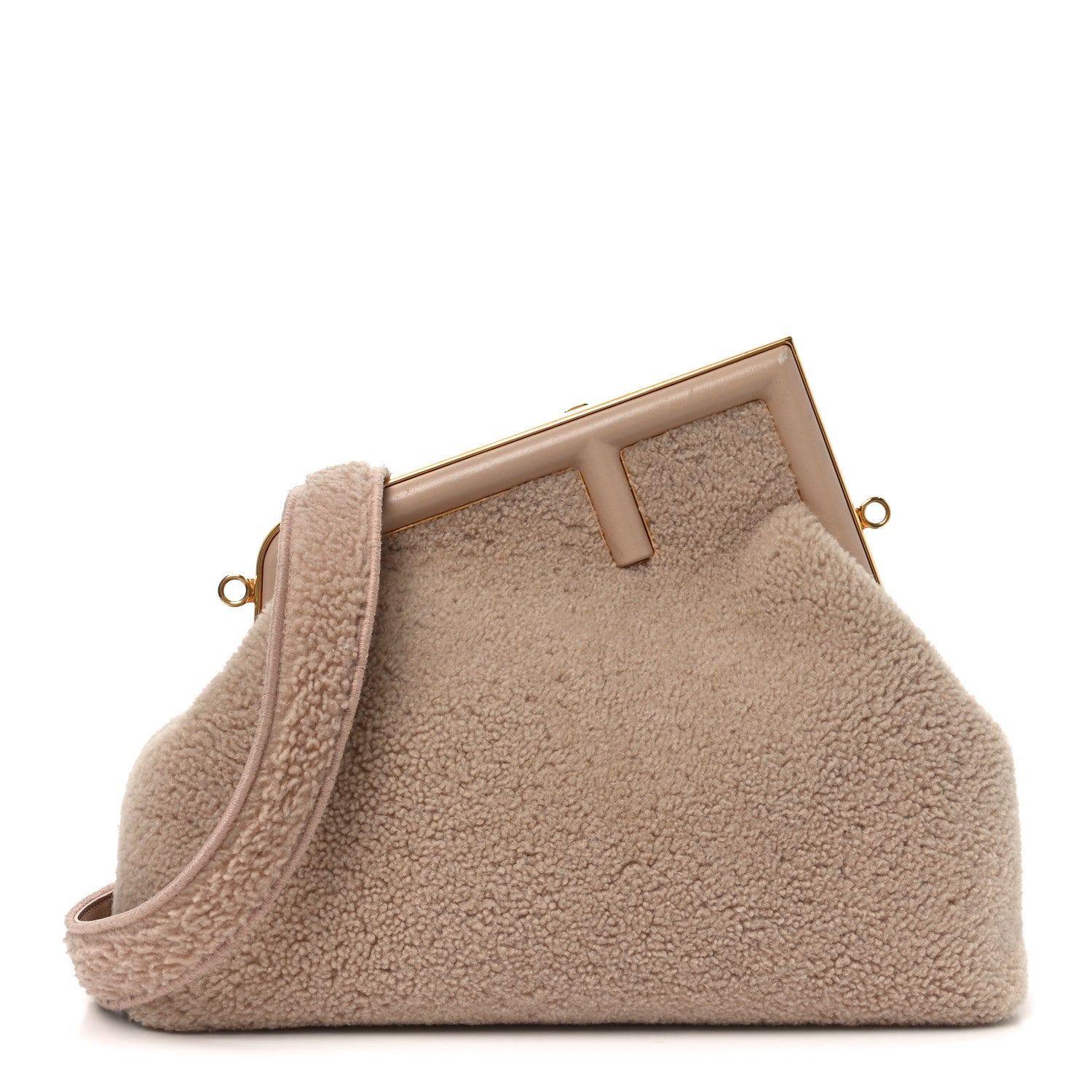 Fendi Shearling Medium Fendi First Rosa Plaster 1803537 – FASHIONPHILE