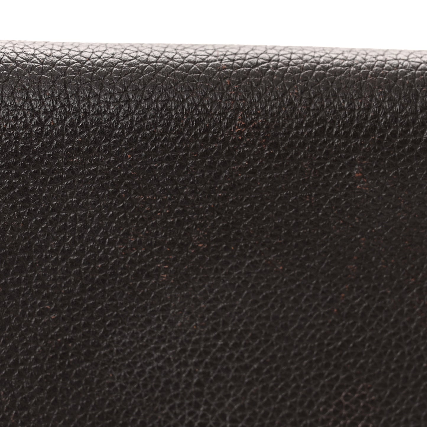Grained Calfskin Medium Jennifer Crossbody Bag Brown