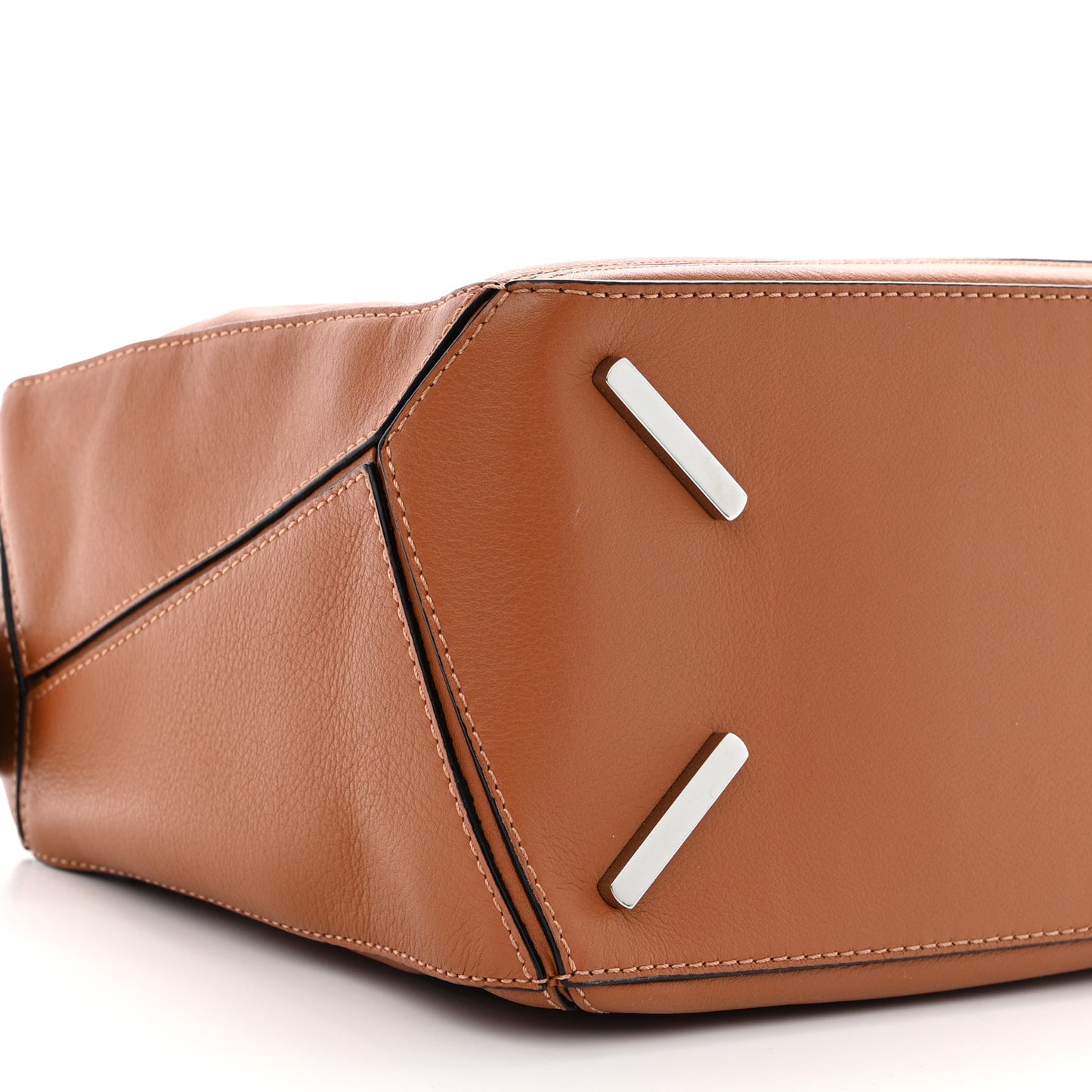 Calfskin Medium Puzzle Bag Tan
