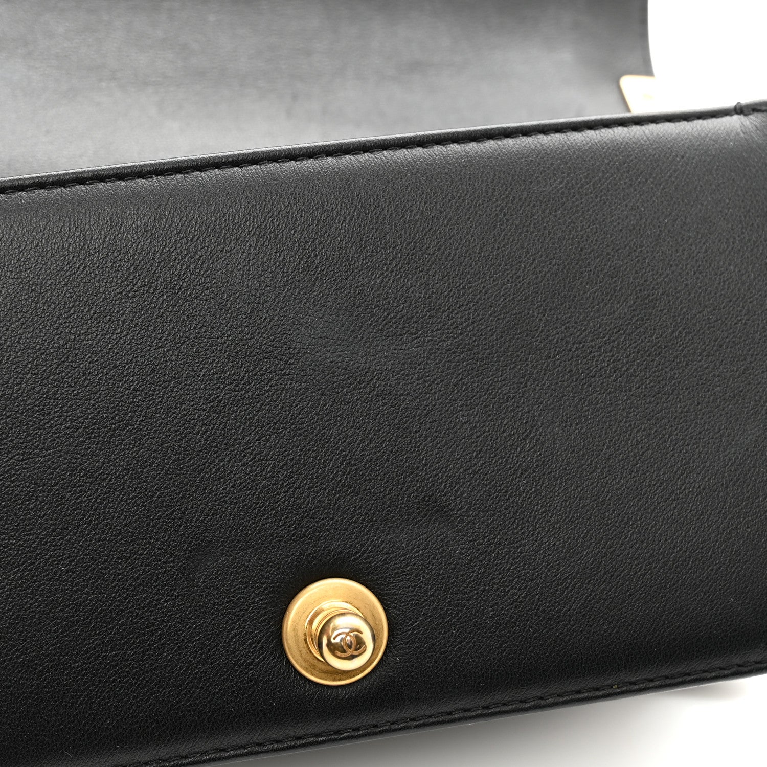 Chanel Lambskin Quilted Small Boy Flap Black 11 of 11