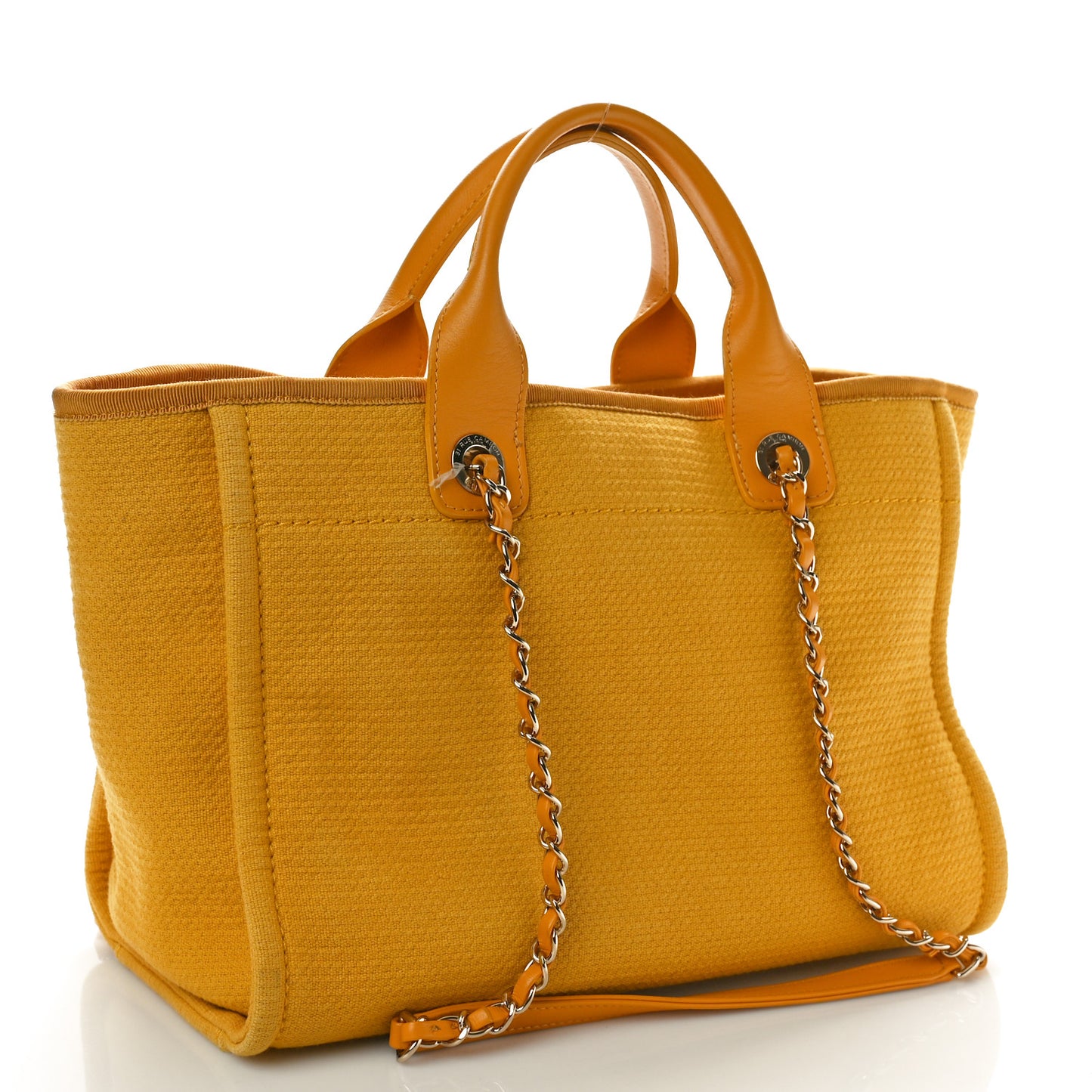 Mixed Fibers Small Deauville Tote Yellow