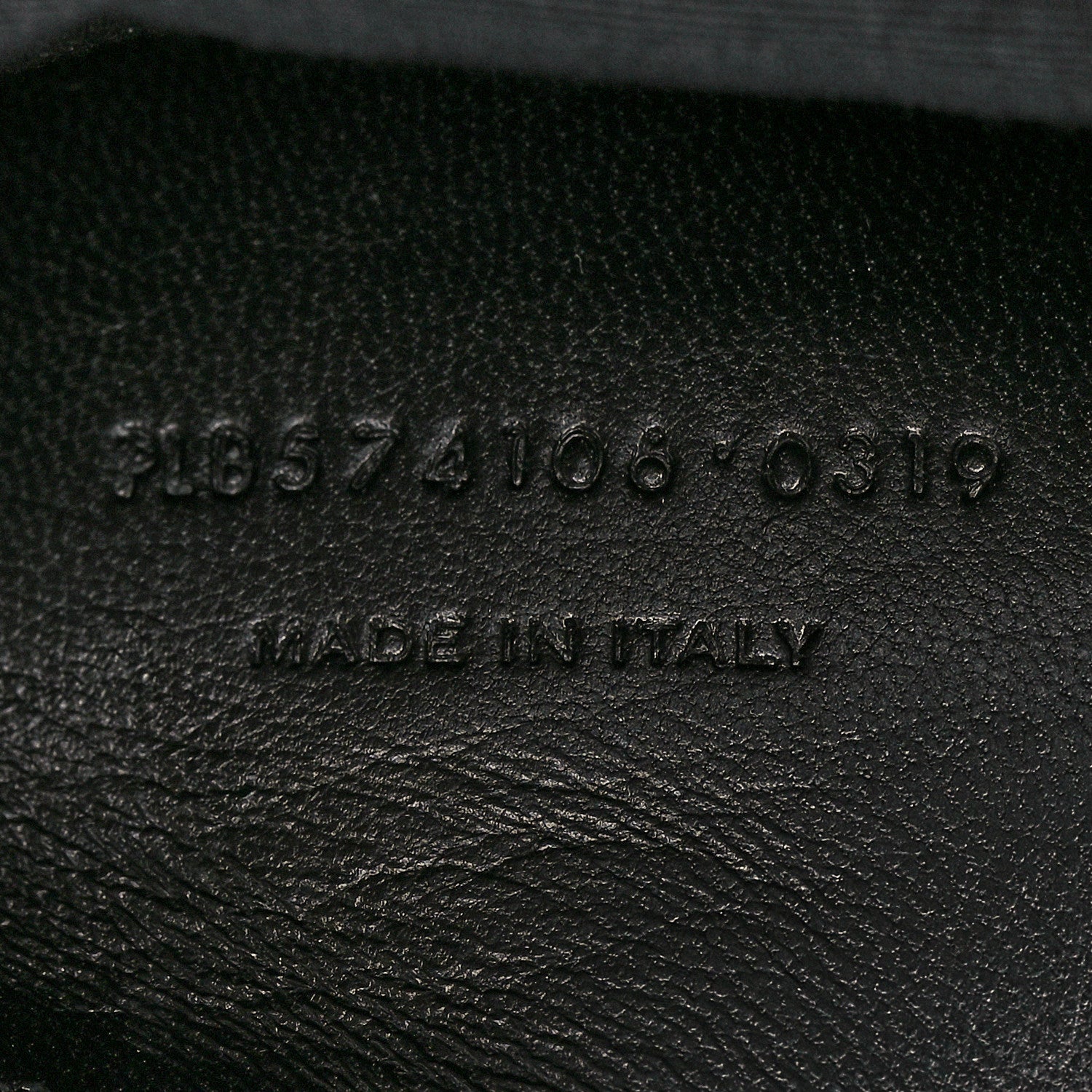 Saint Laurent Calfskin Crocodile Embossed Medium West Hollywood Monogram Fold-Over Grey 8 of 11