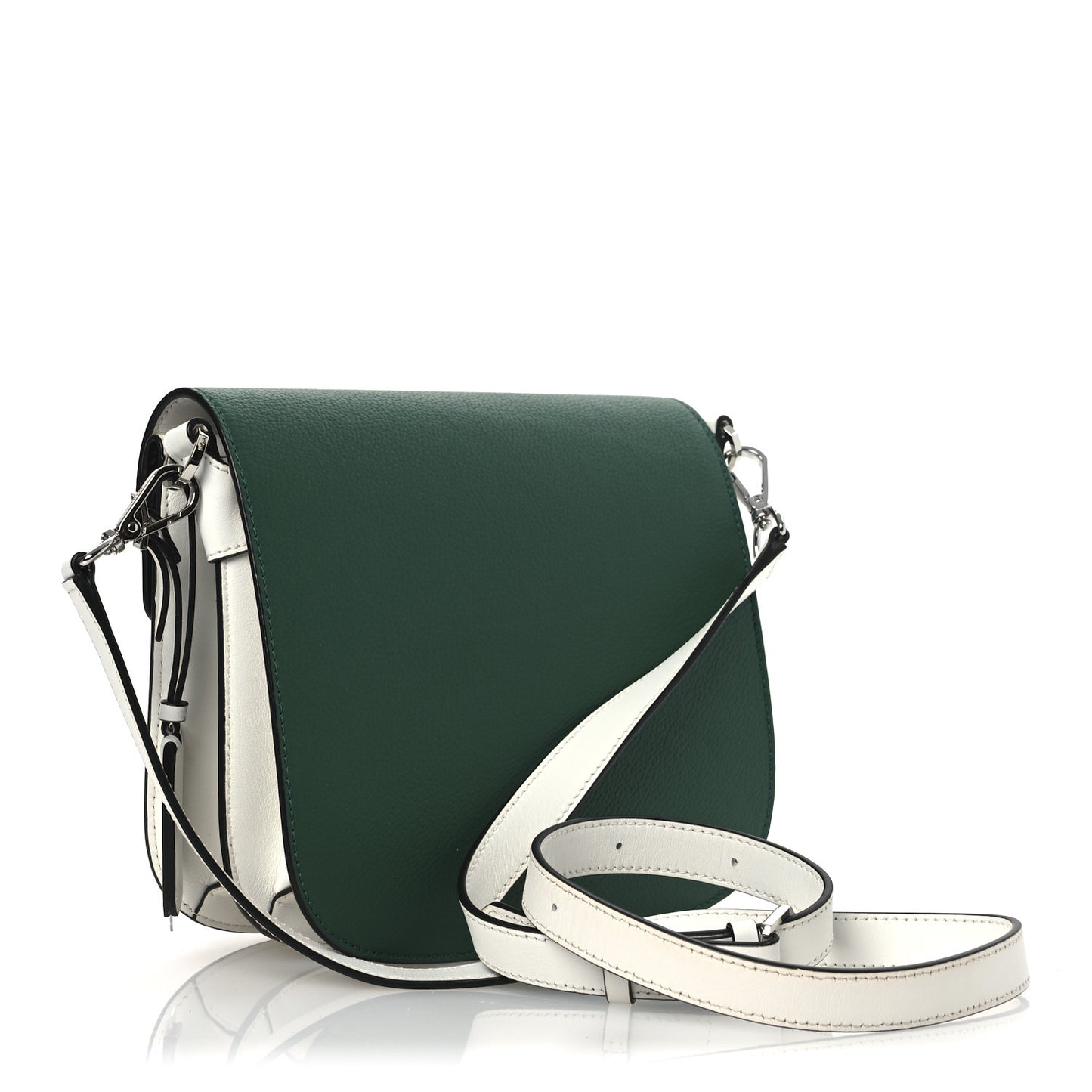 Visetos Calfskin Small Patricia Crossbody Bag Eden Black