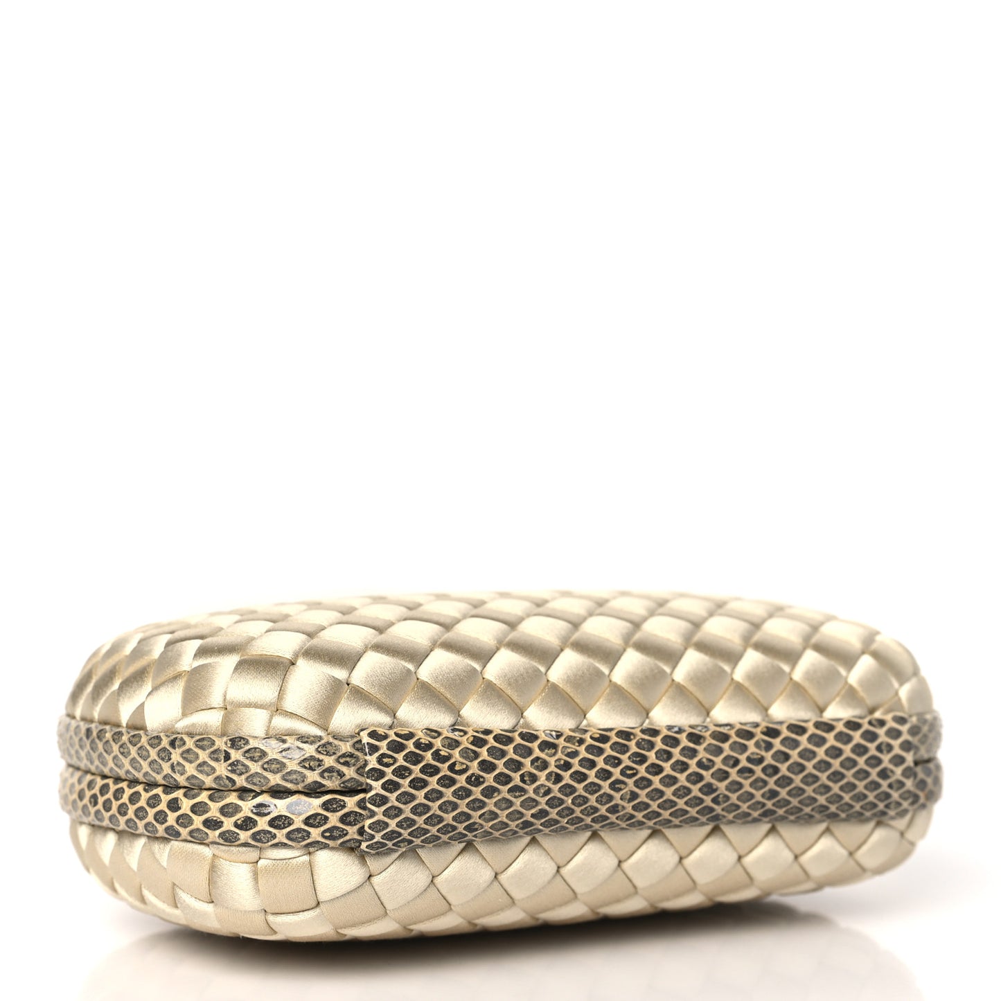 Satin Intreccio Impero Ayers Knot Clutch