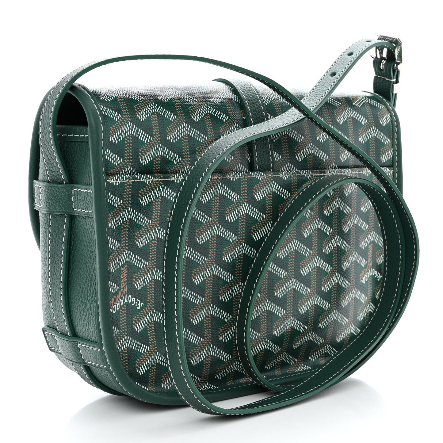 Goyardine Belvedere II PM Messenger Bag Green