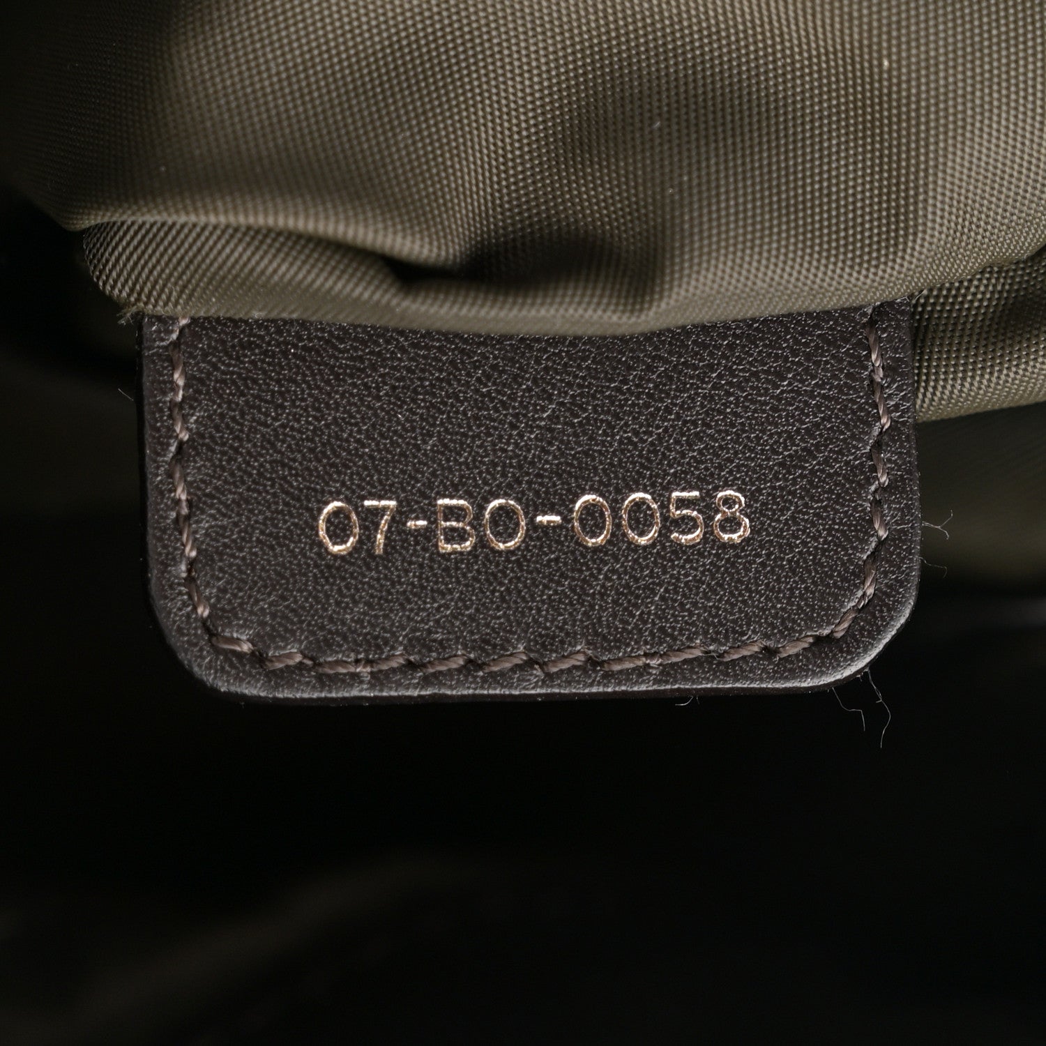 Christian Dior Nylon Cannage Shopper Tote Brown 7 of 14