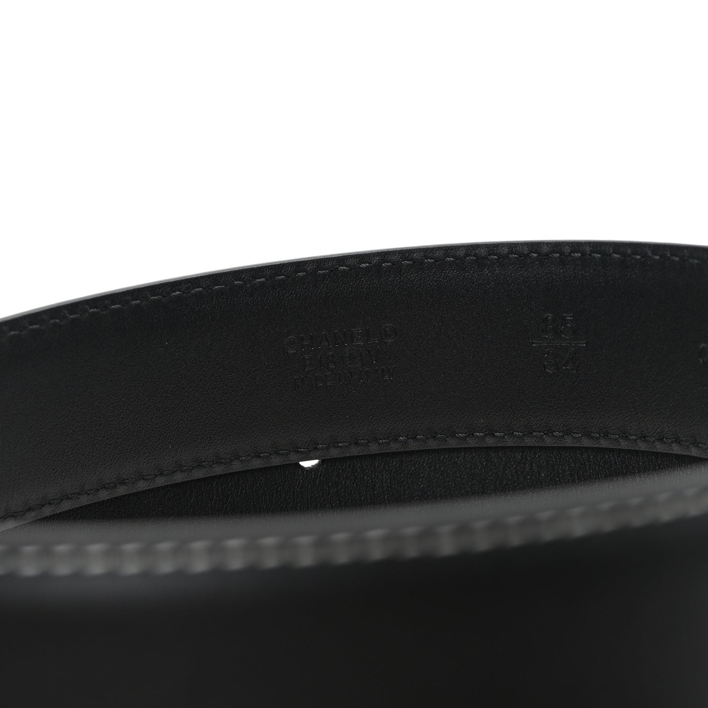 Calfskin CC Belt 85 34 Black