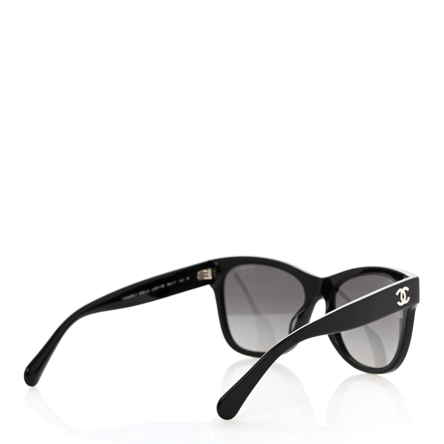 Acetate Polarized Square CC Sunglasses 5380 Black