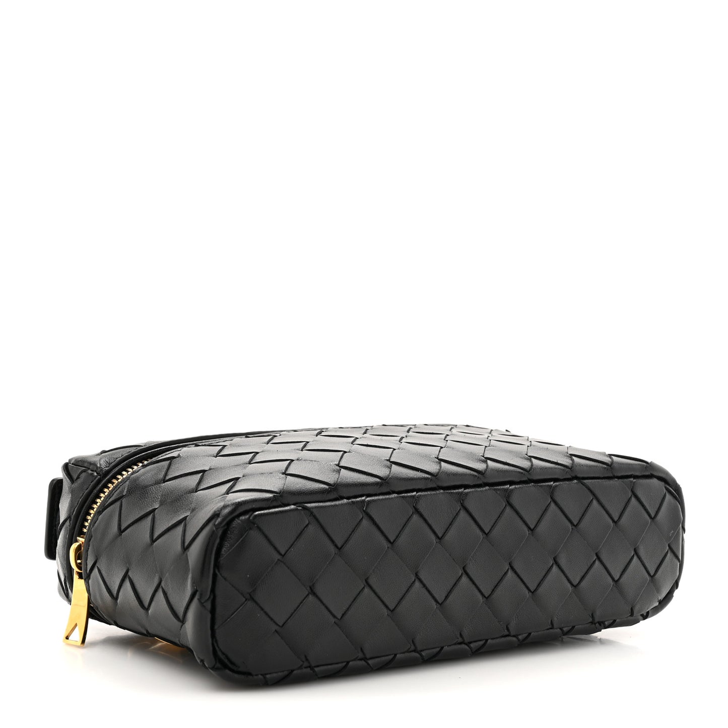 Calfskin Intrecciato Bang Bang Vanity Case Black