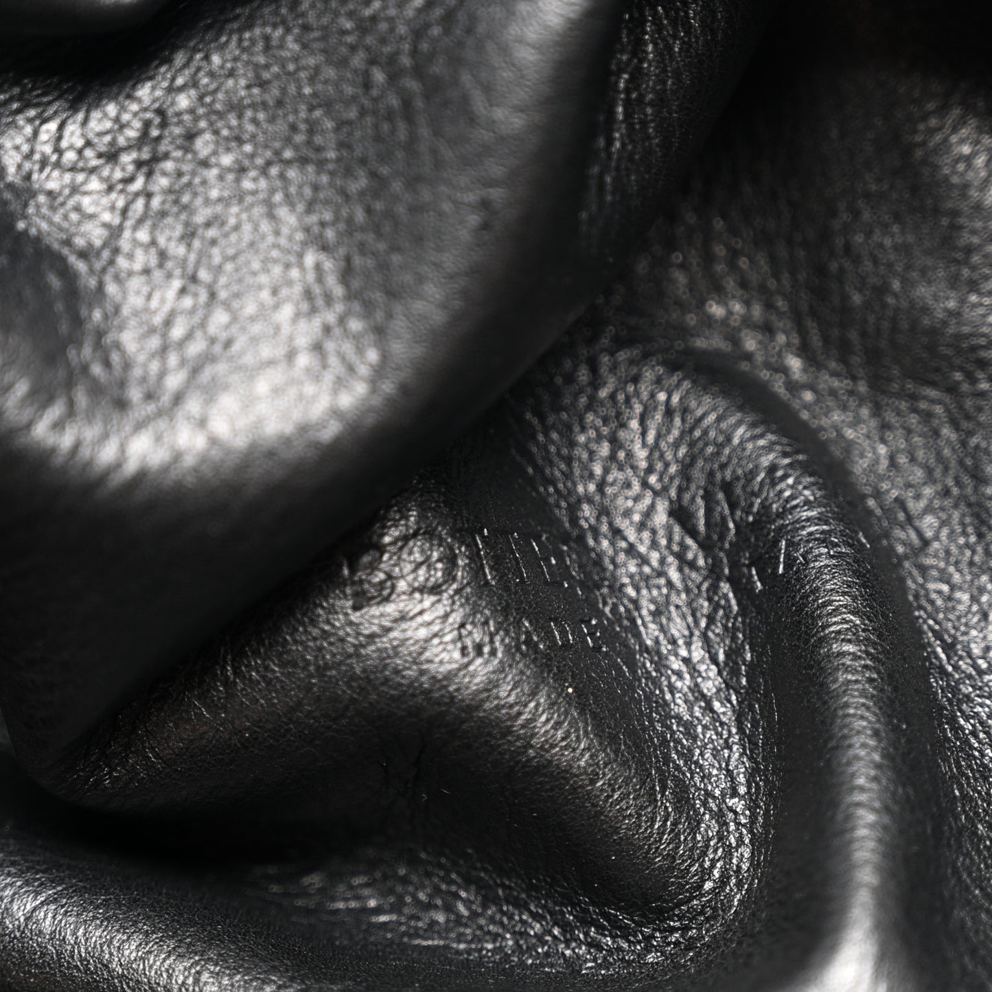 Smooth Butter Calf The Pouch Oversized Clutch Black