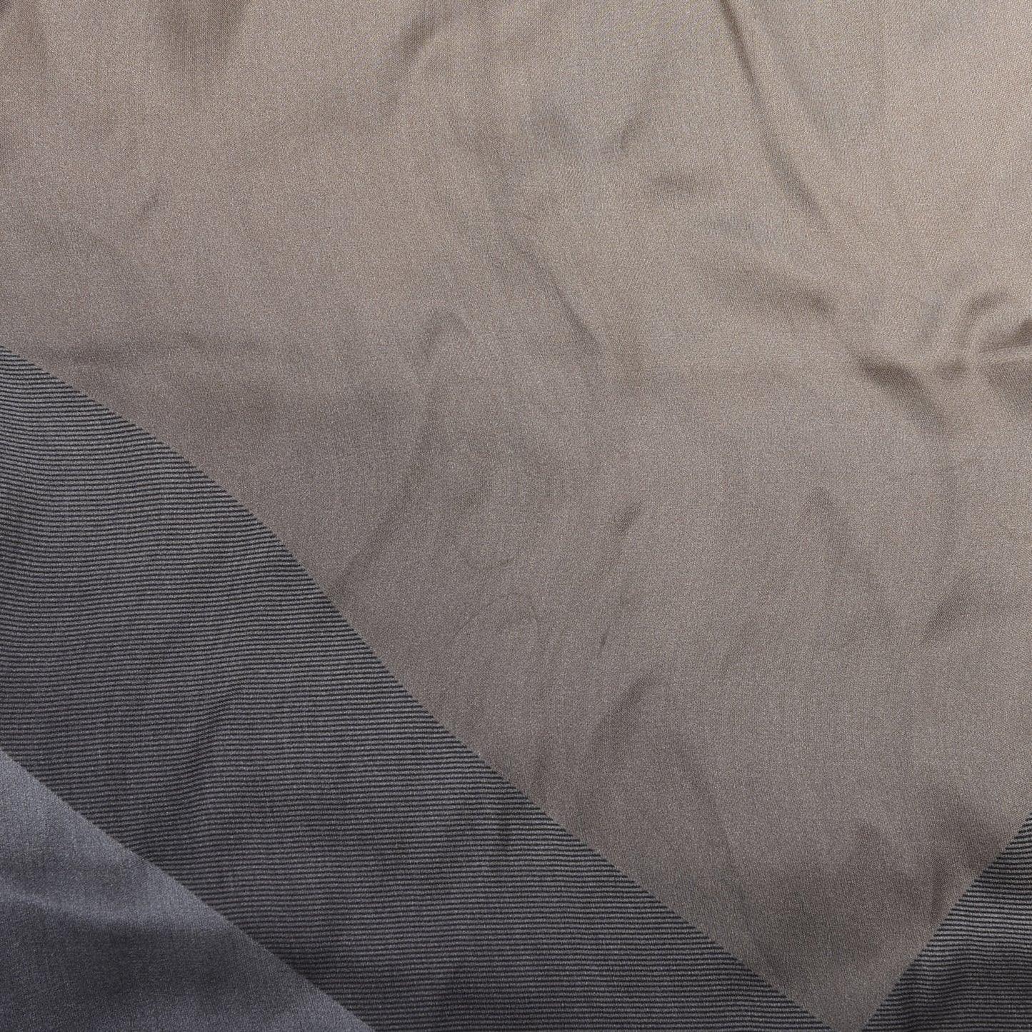 Silk Ombre Check Scarf Camel Black