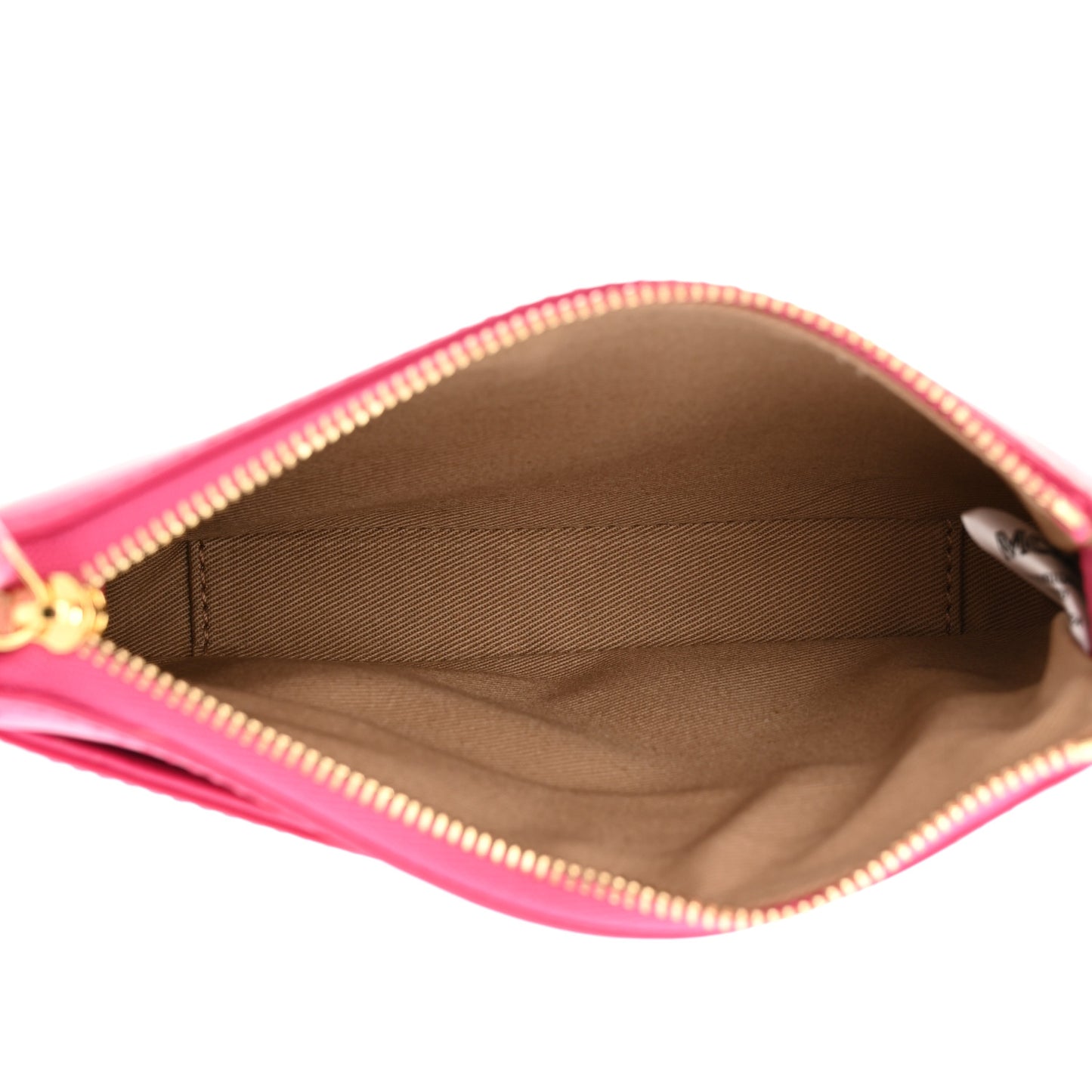 Calfskin Color Splash Mini Pouch on Chain Pink
