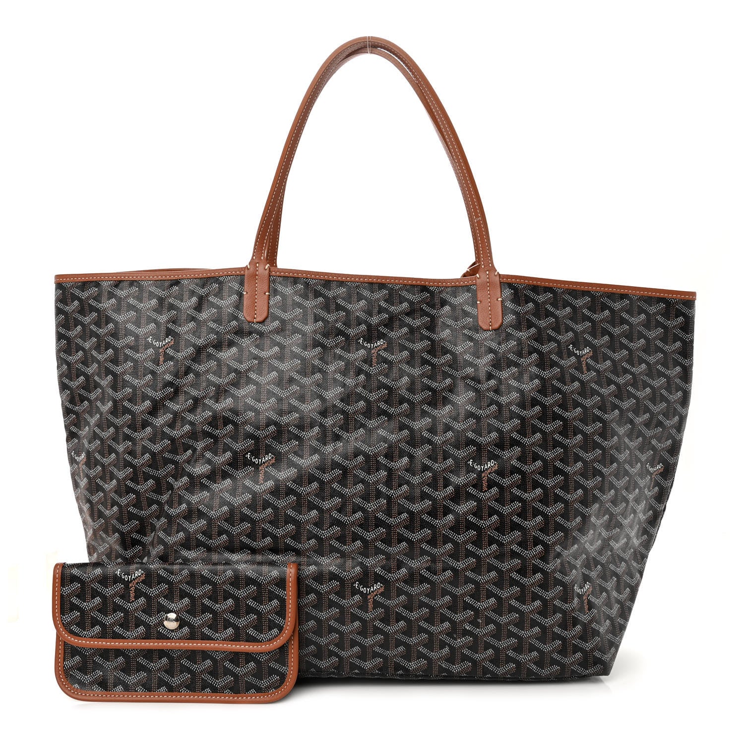 Goyard Goyardine Saint Louis GM Black Gold 1 of 11