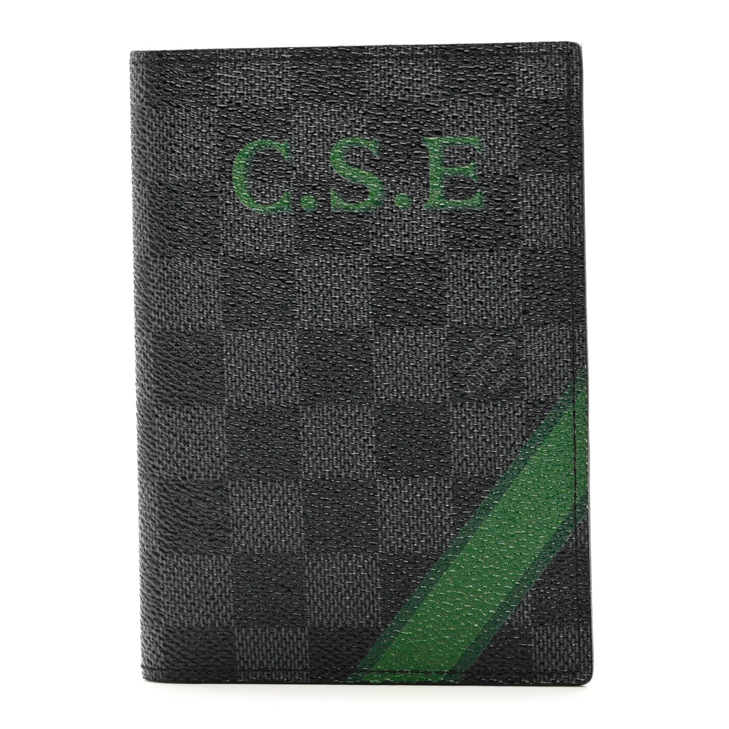 Damier Graphite My LV Heritage Passport Cover Vert Vert Anglais