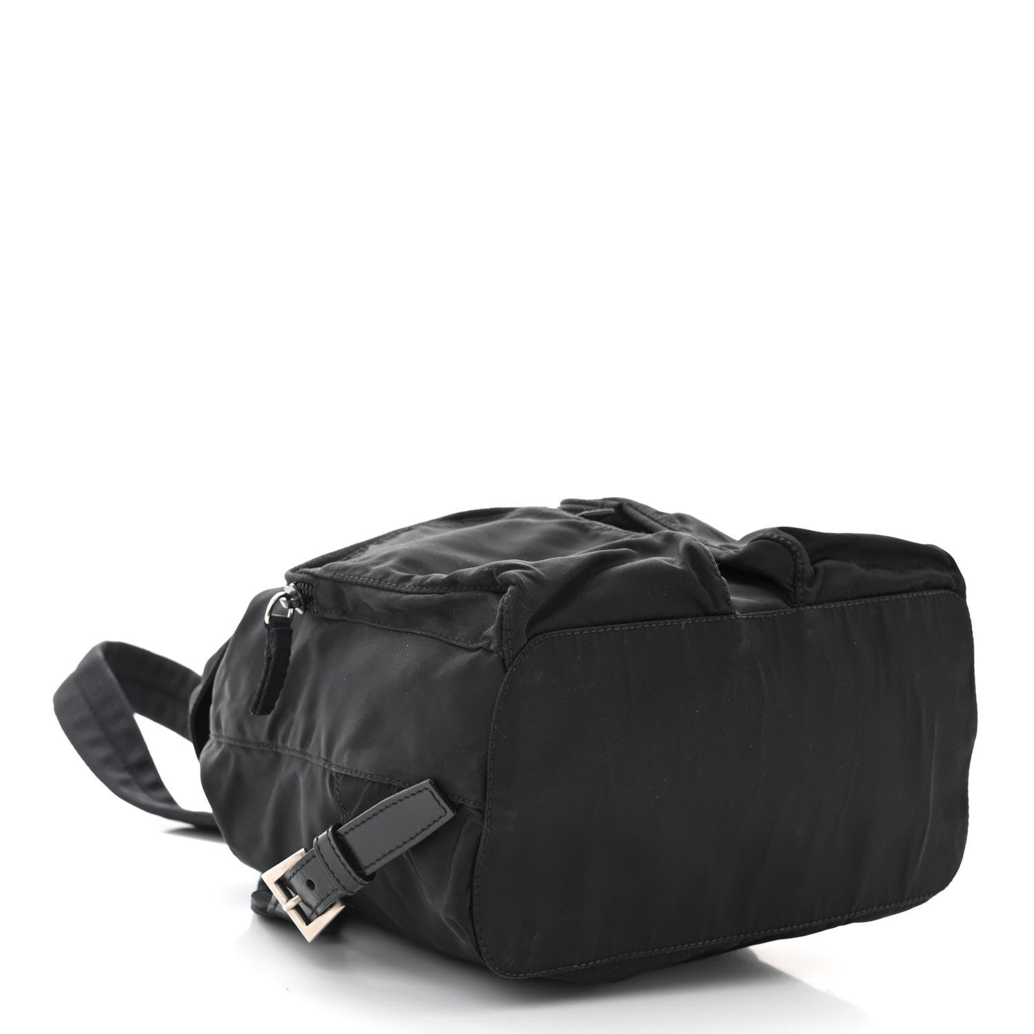 Prada Tessuto Nylon Saffiano Small Backpack Black 4 of 10